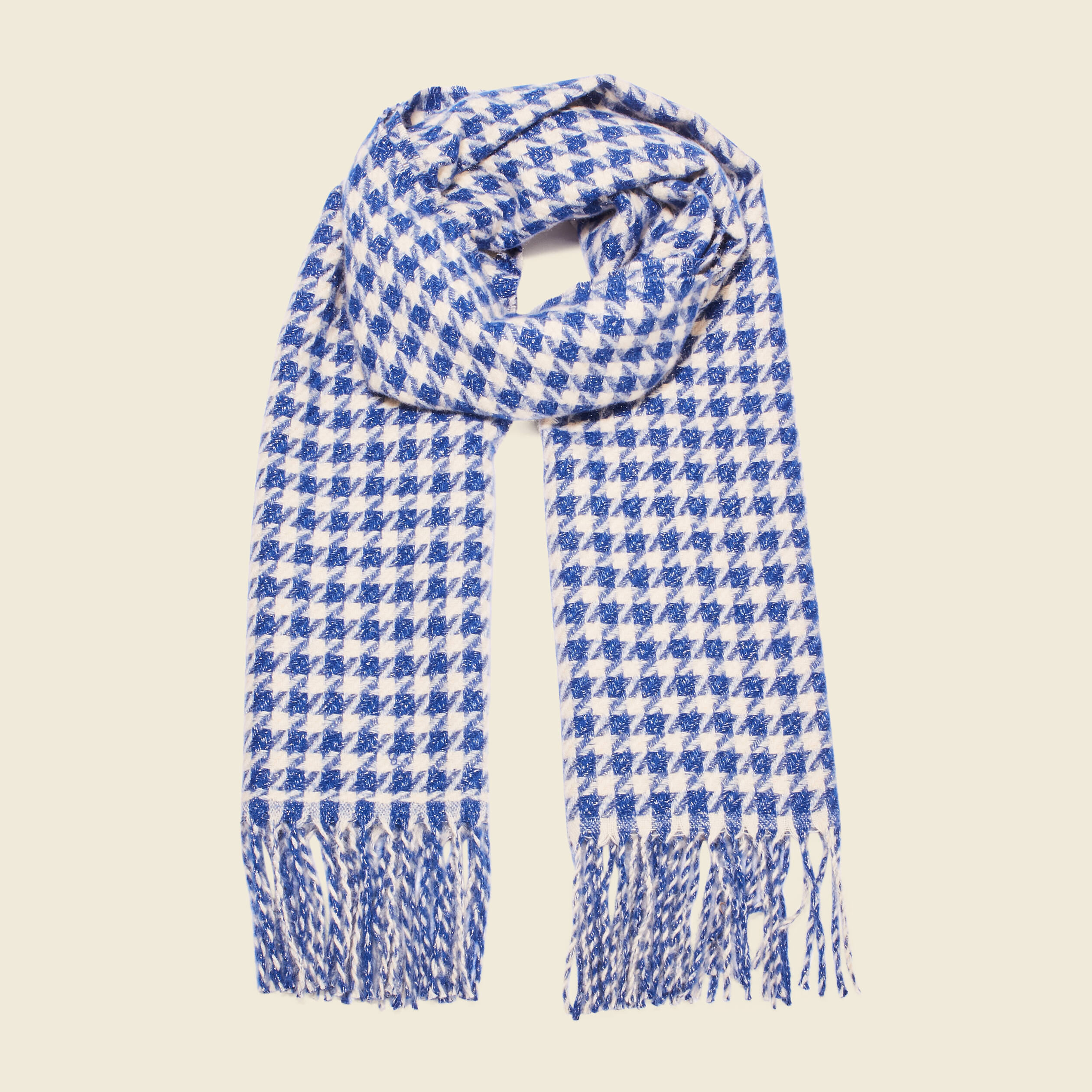 Écharpe bleu electrique femme