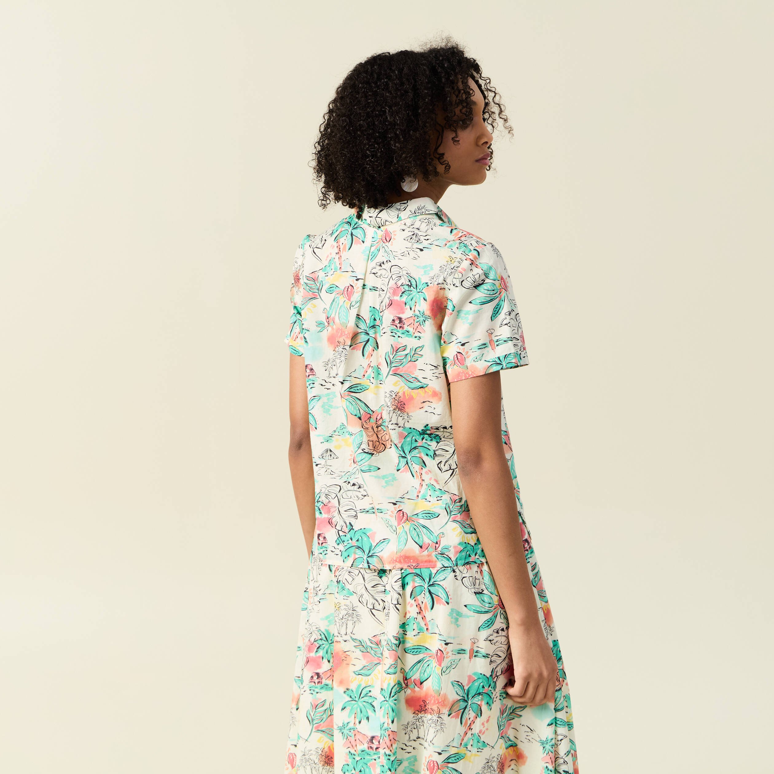 chemise manches courtes blanc femme Chemise manches courtes blanc femme