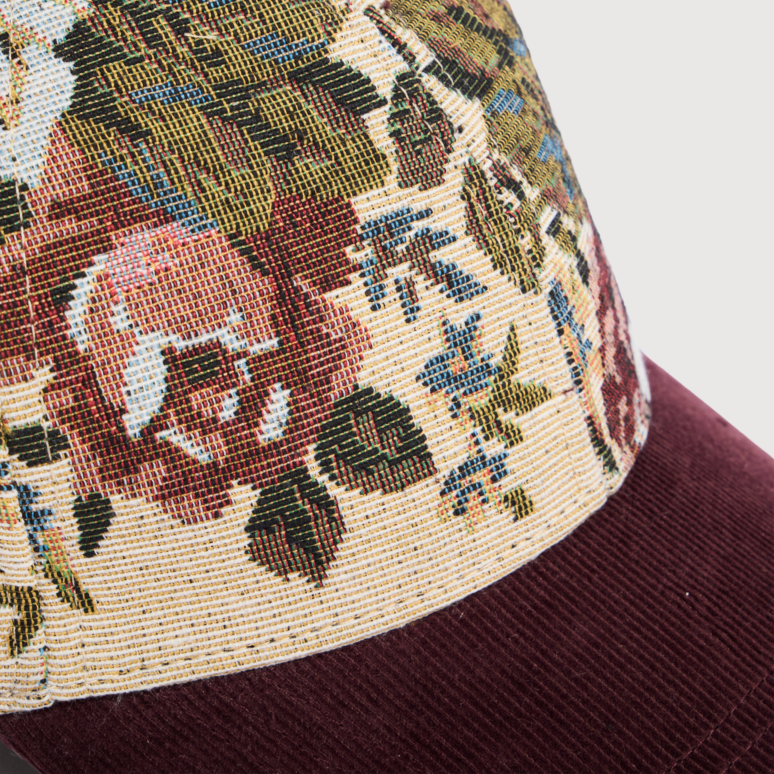 Casquette bordeaux femme