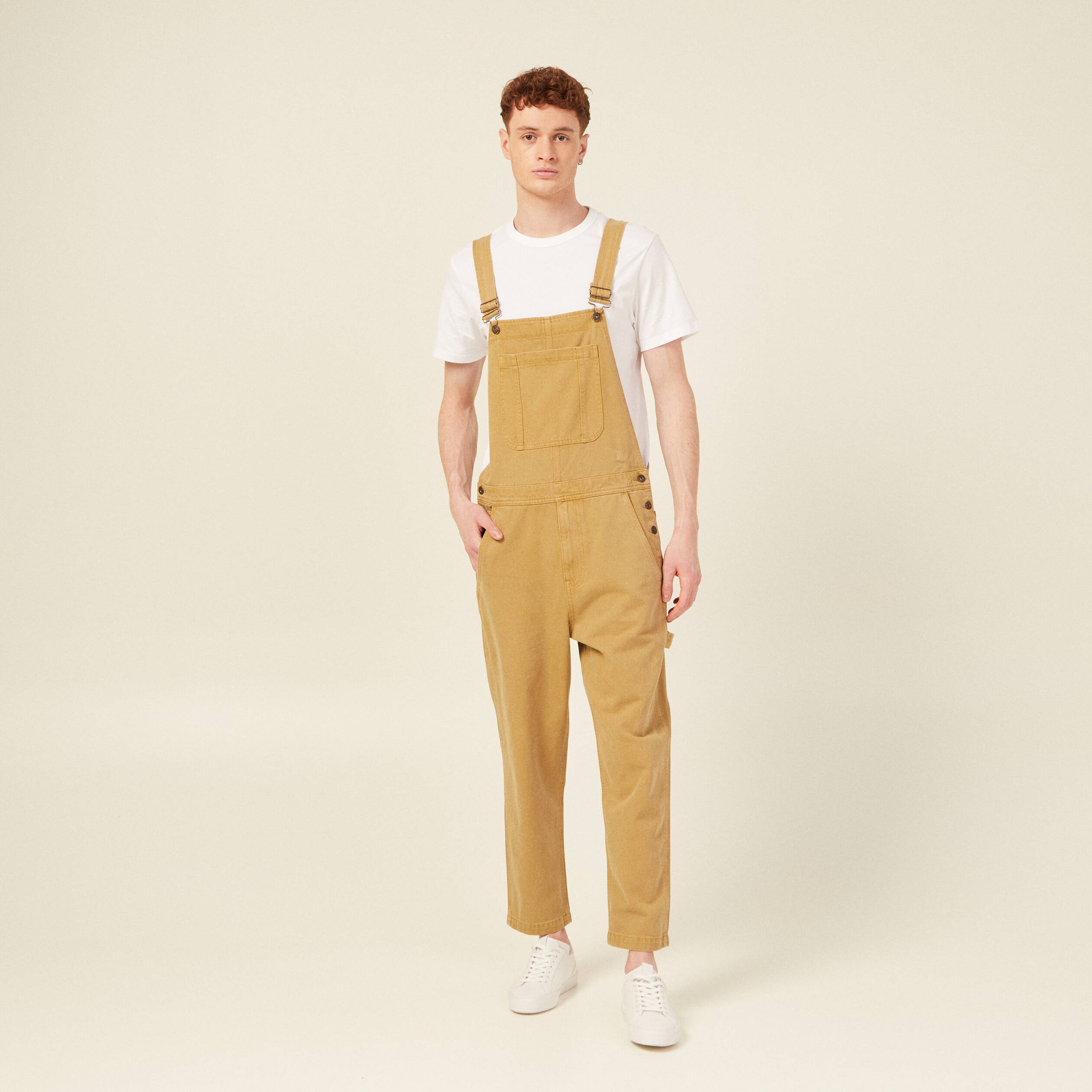 Salopette beige homme deals