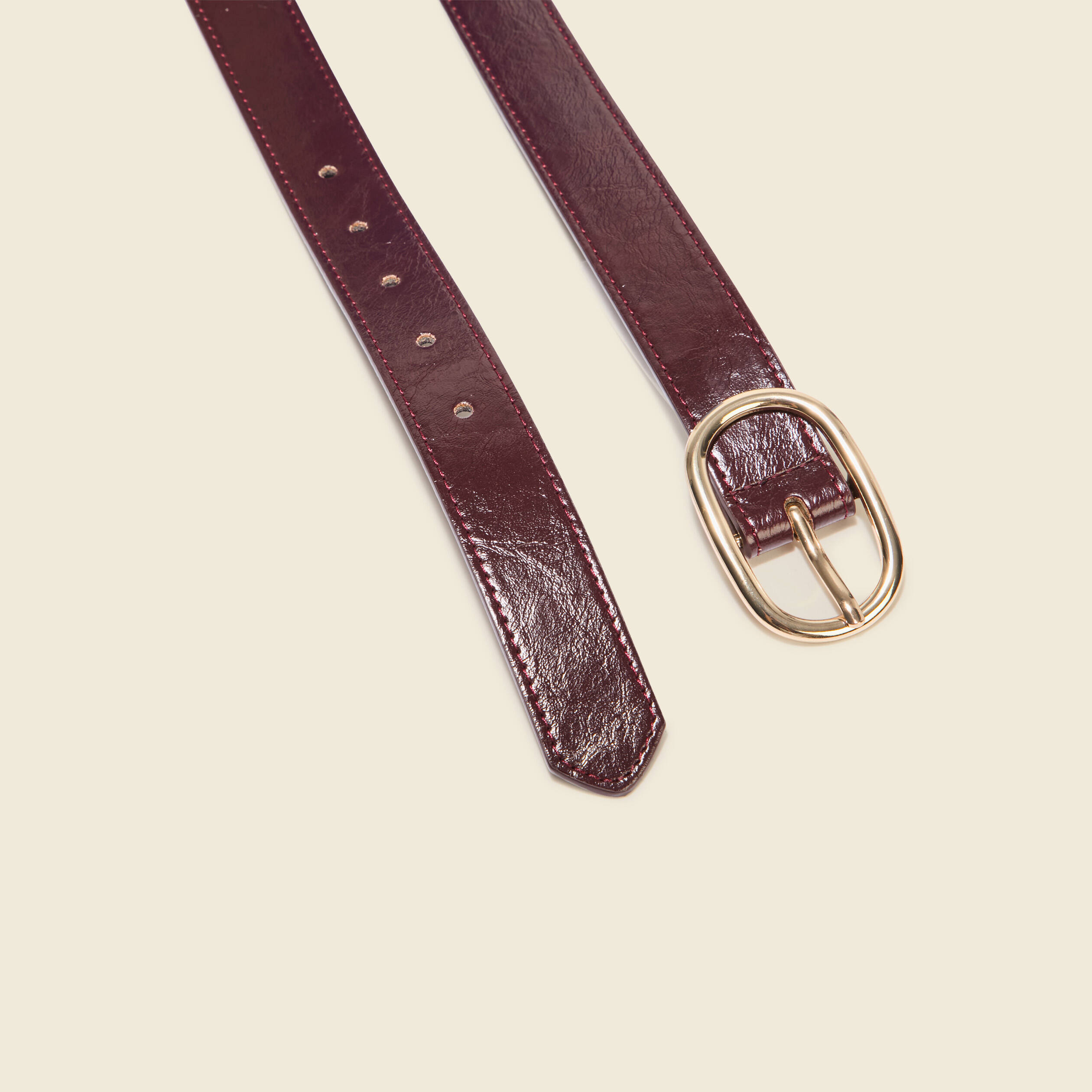 ceinture fine prune femme Ceinture fine prune femme