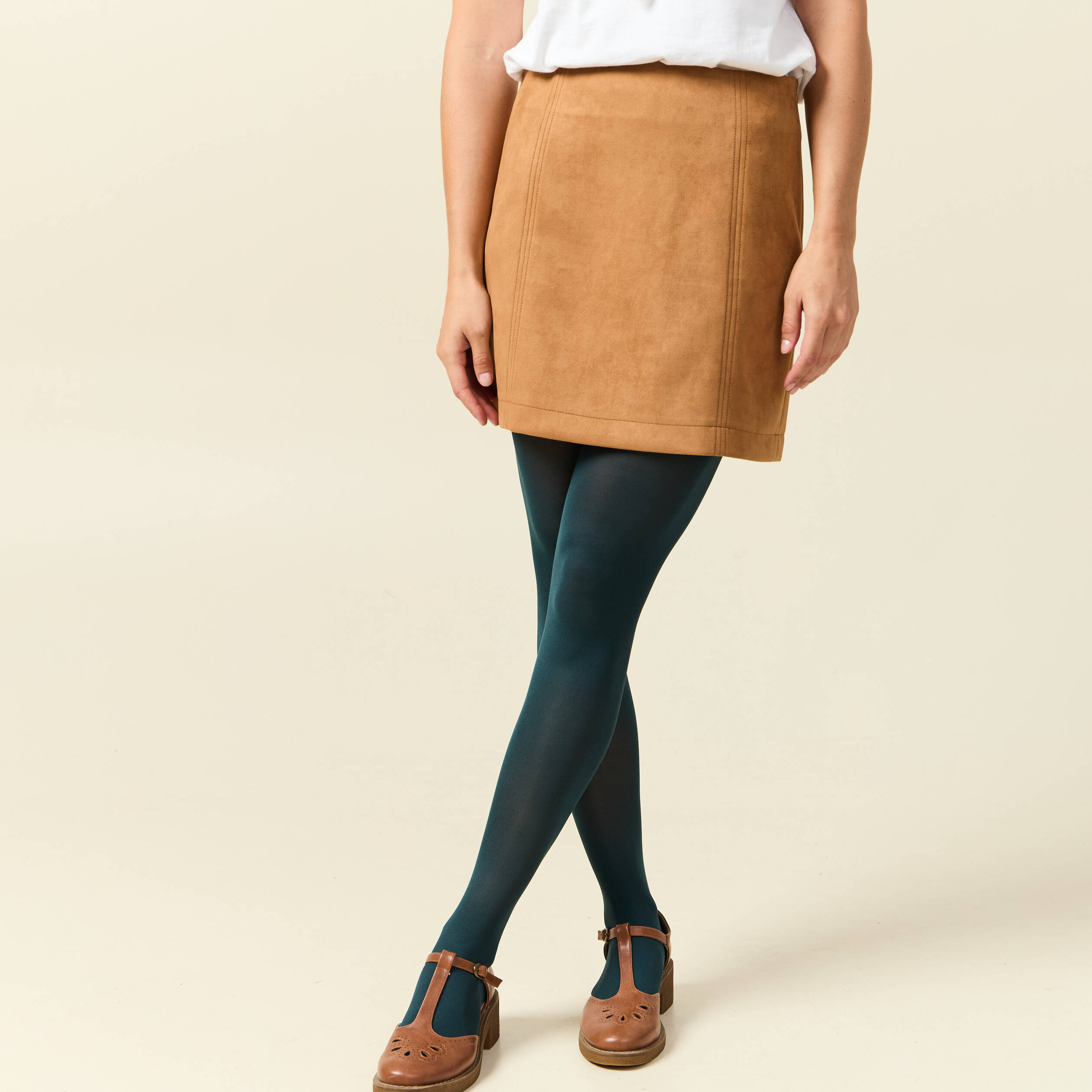 Jupe marron femme