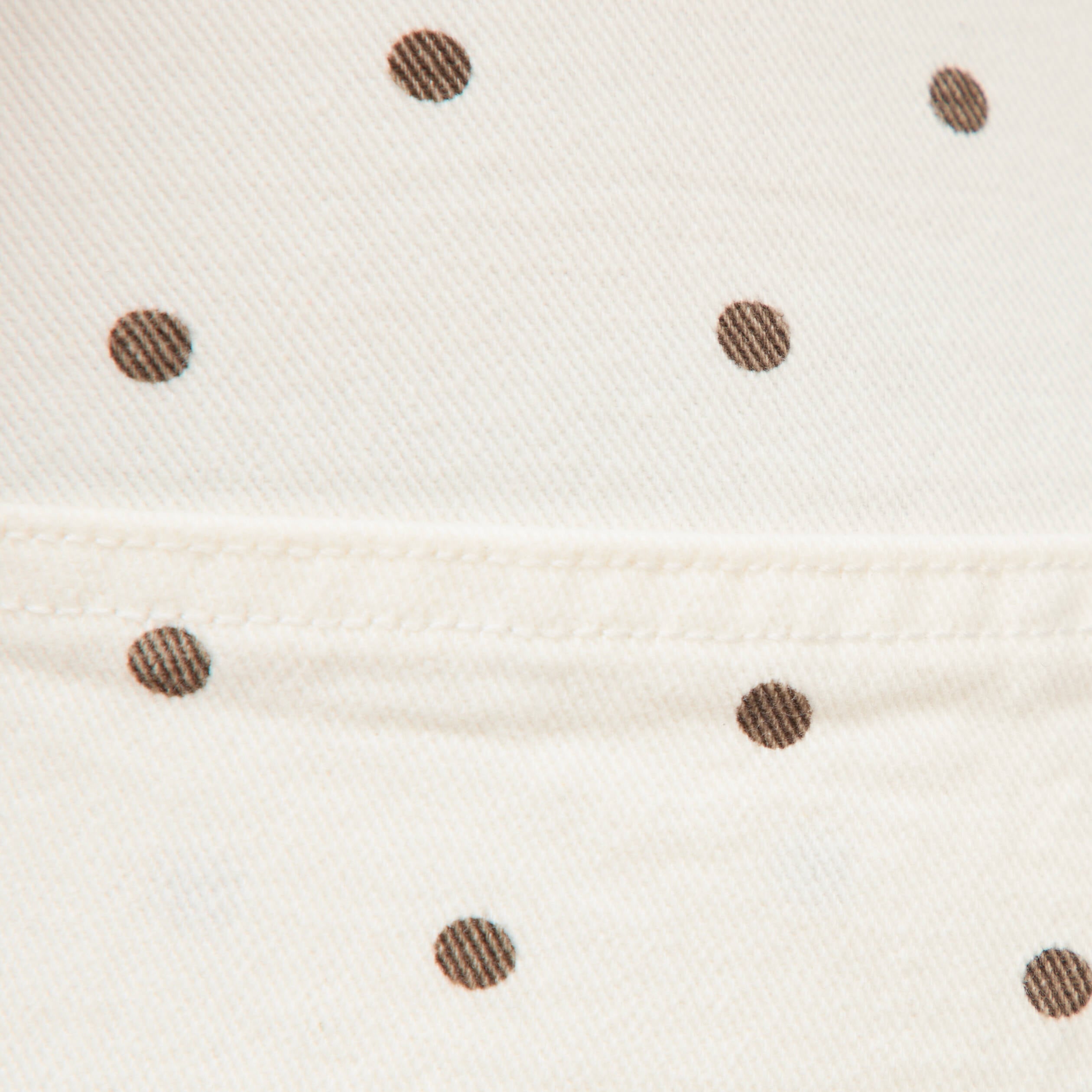 Jeans barrel taille haute bas resserr&eacute; ecru femme