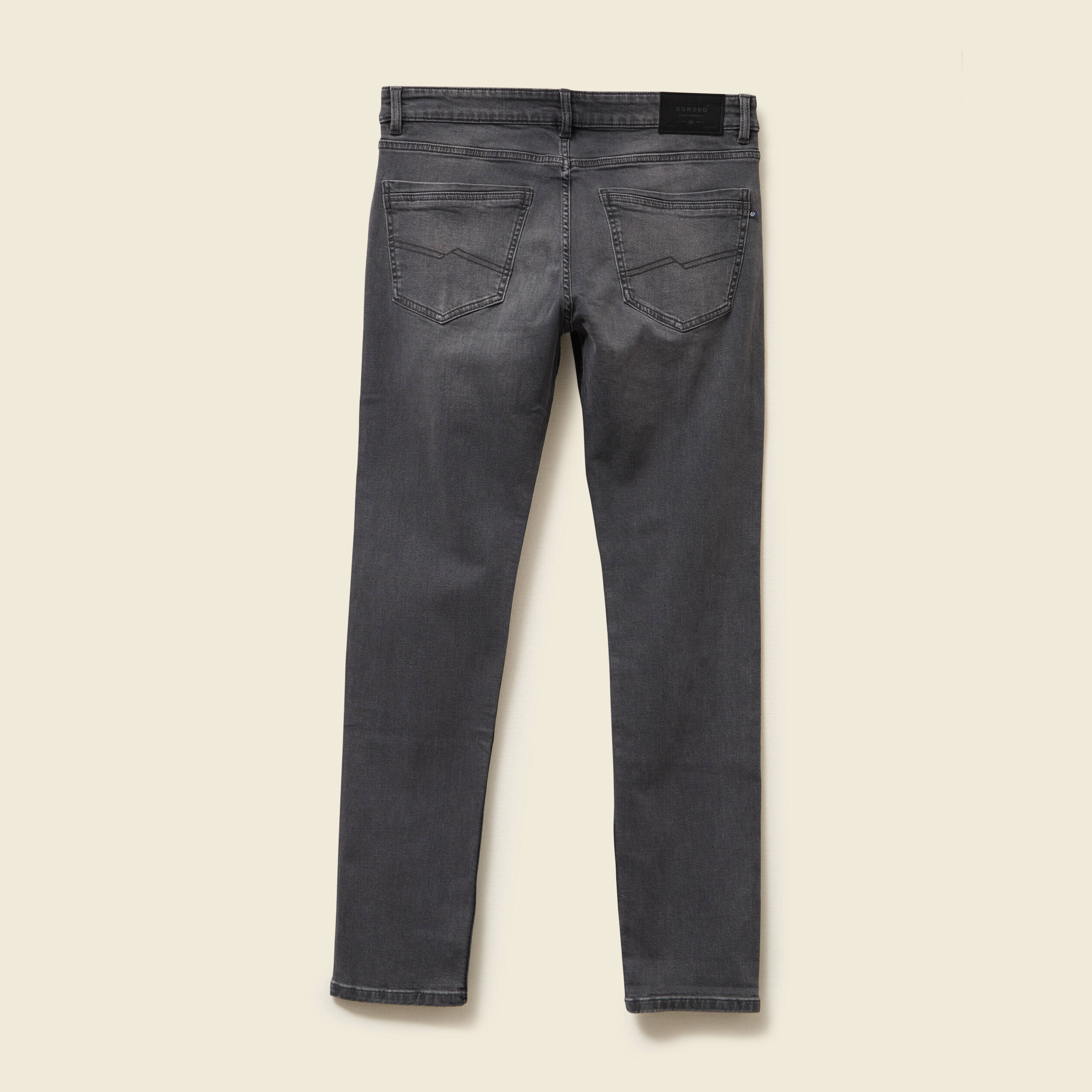 jeans slim 5 poches denim gris homme Jeans slim 5 poches denim gris homme