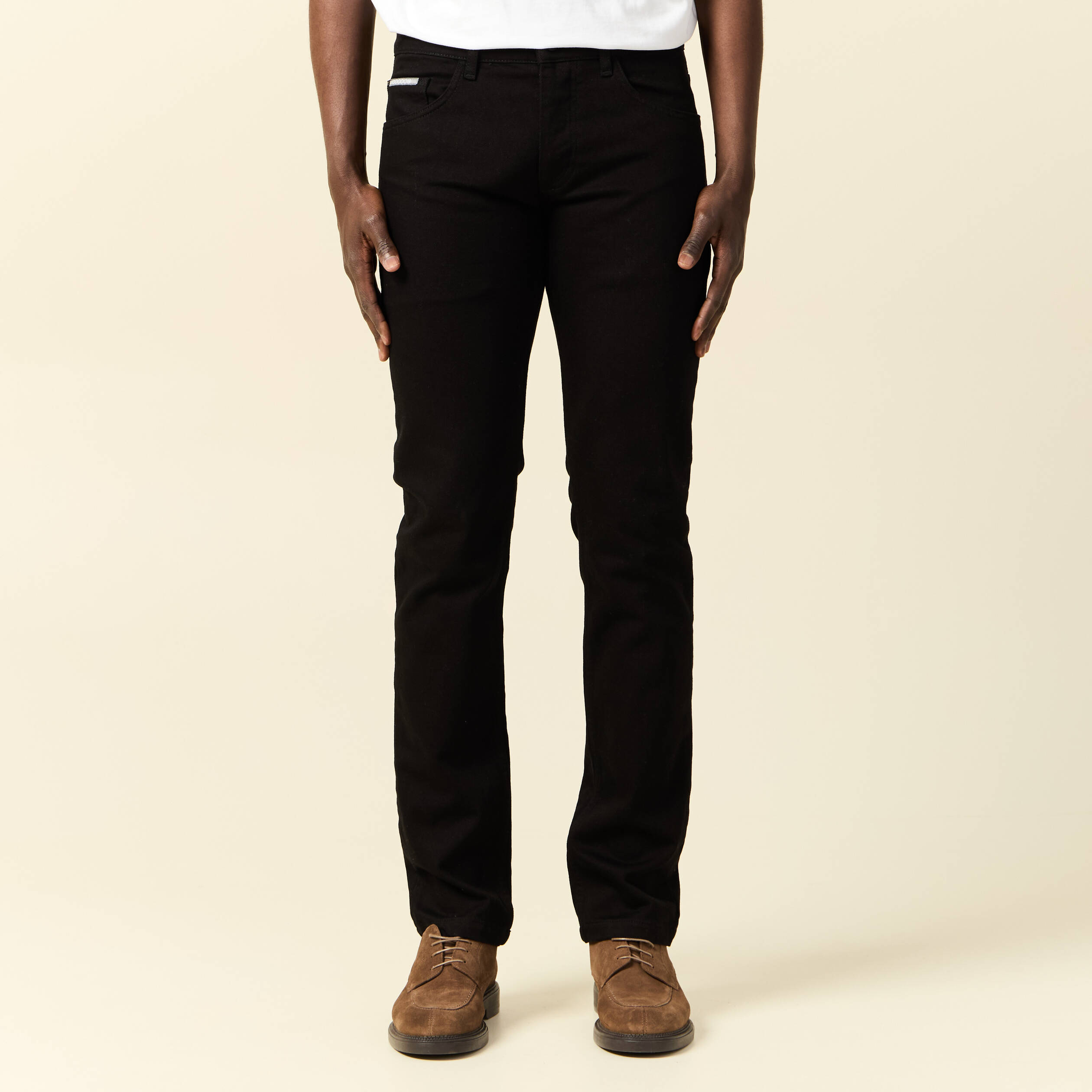 jeans straight denim noir homme Jeans straight denim noir homme