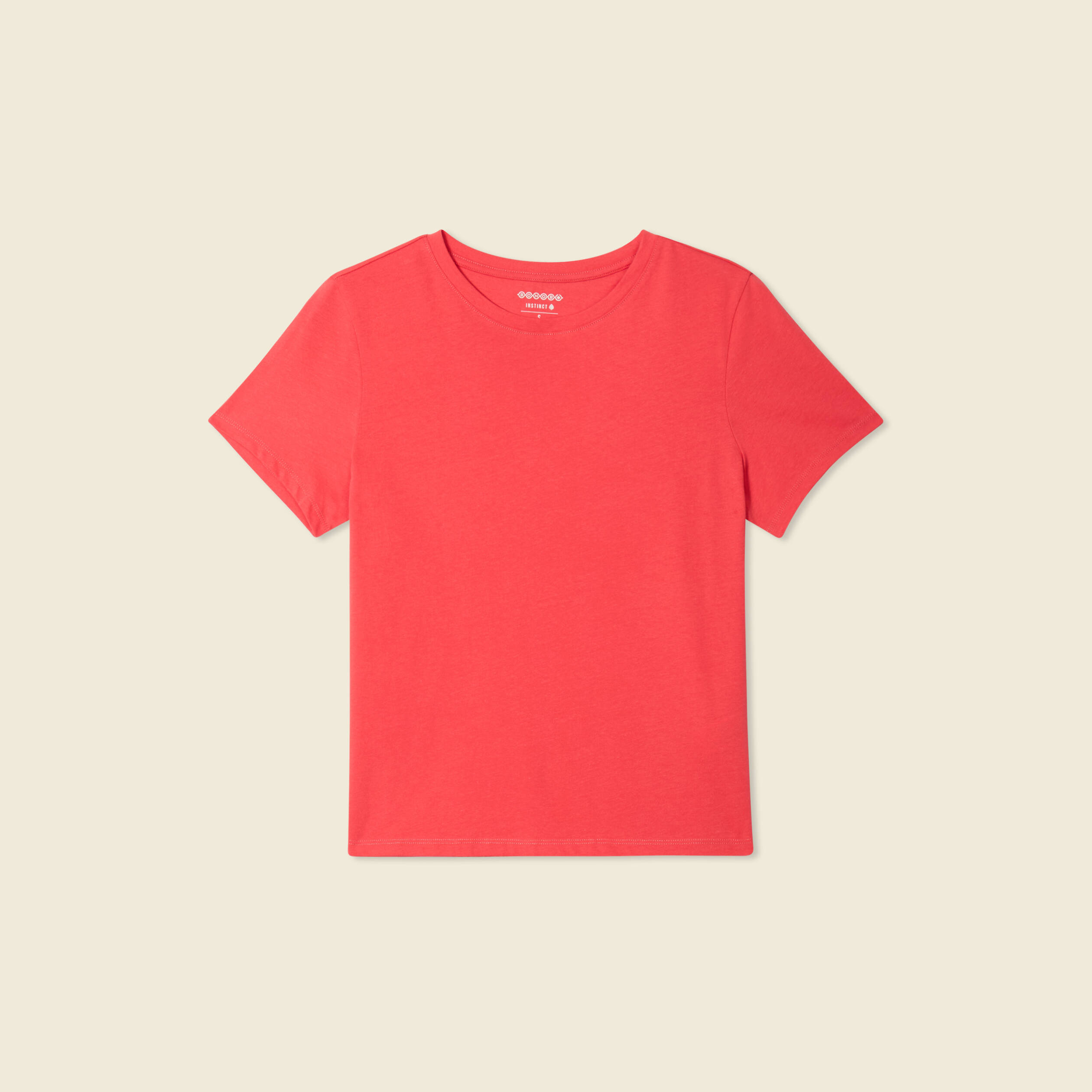 t shirt manches courtes rouge femme T-shirt manches courtes rouge femme