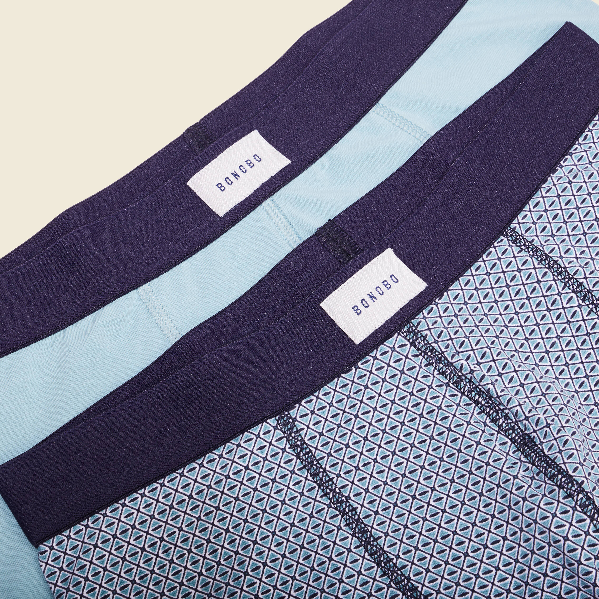 lot 2 boxers bleu gris homme Lot 2 boxers bleu gris homme