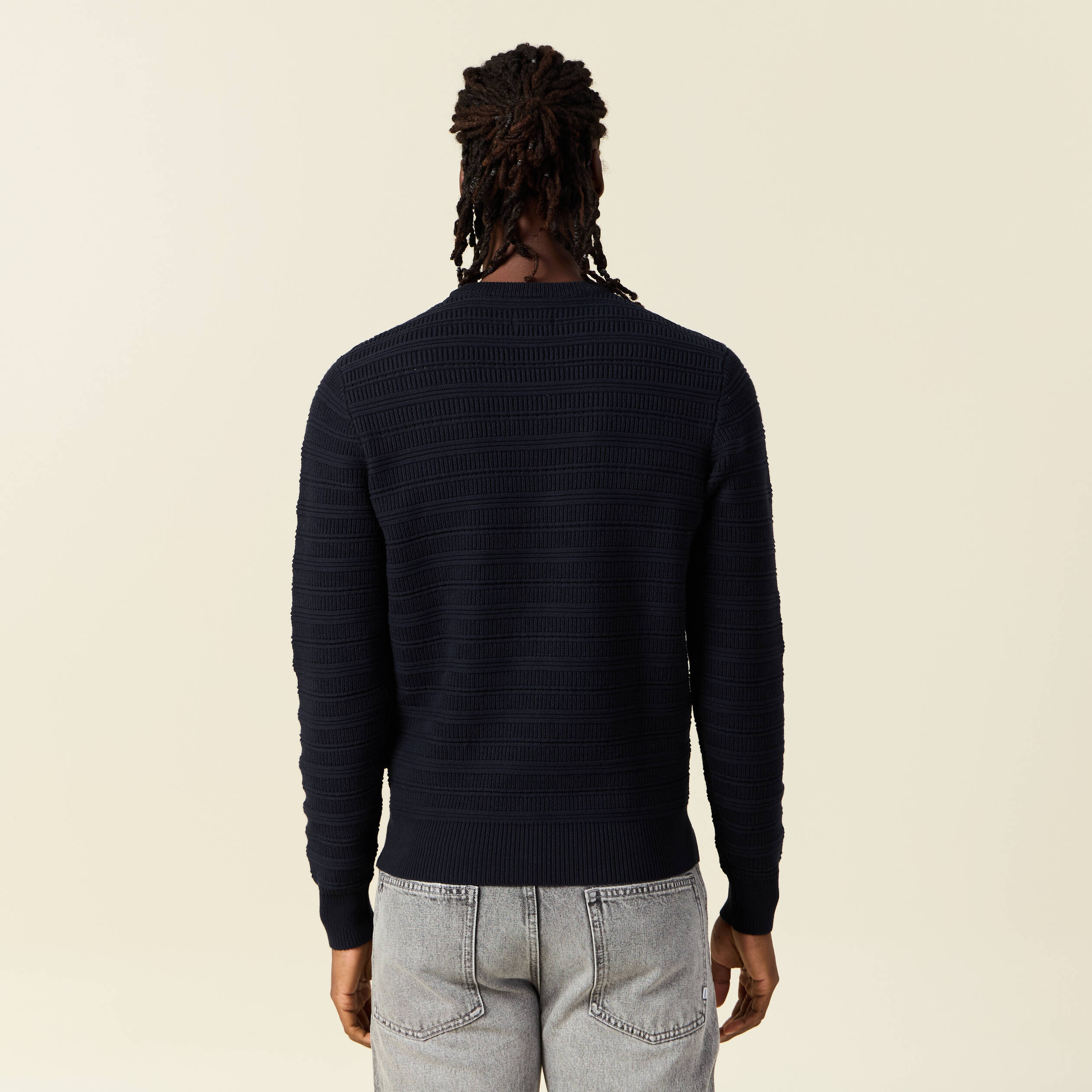 pull manches longues bleu marine homme Pull manches longues bleu marine homme