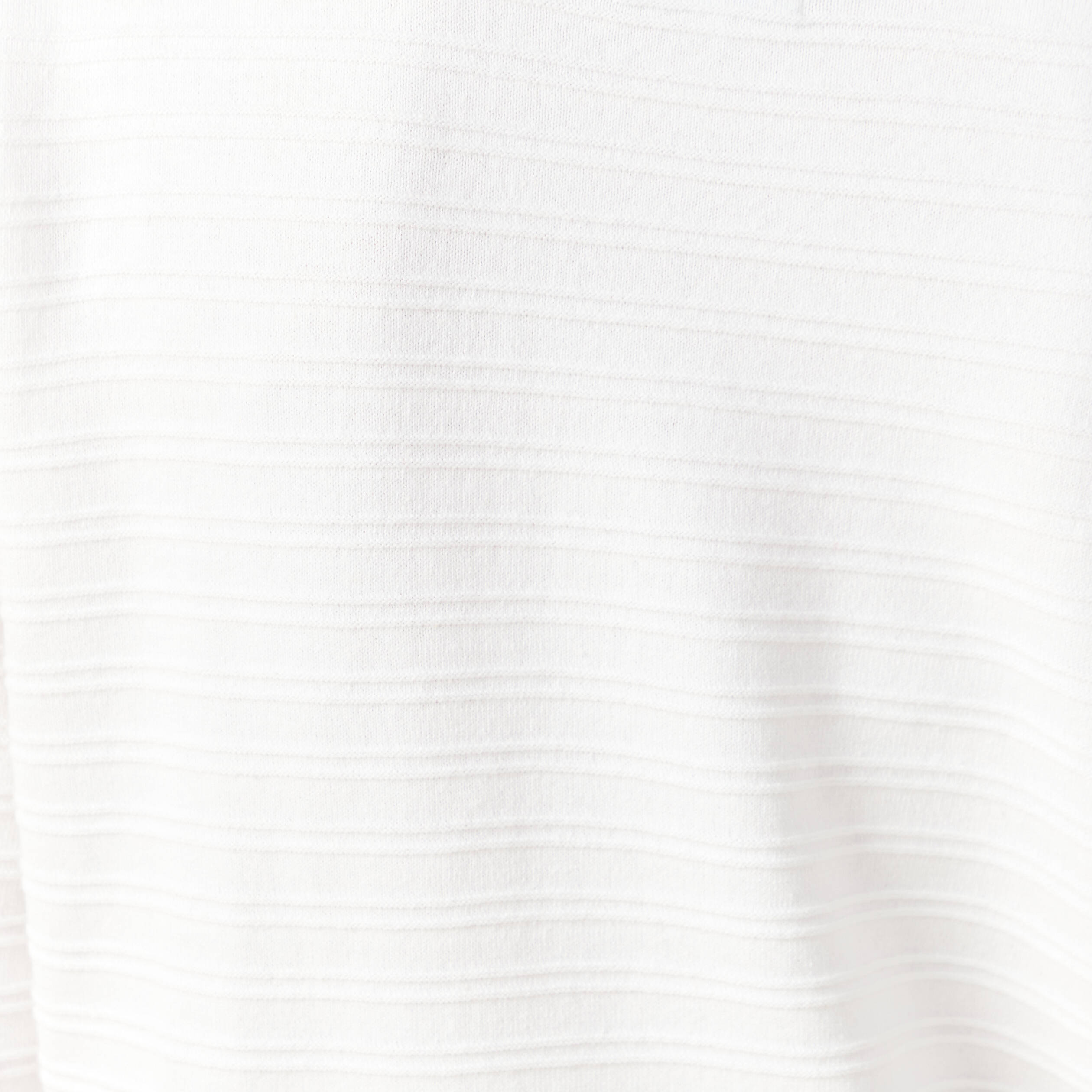 Pull col bateau manches longues en coton blanc femme