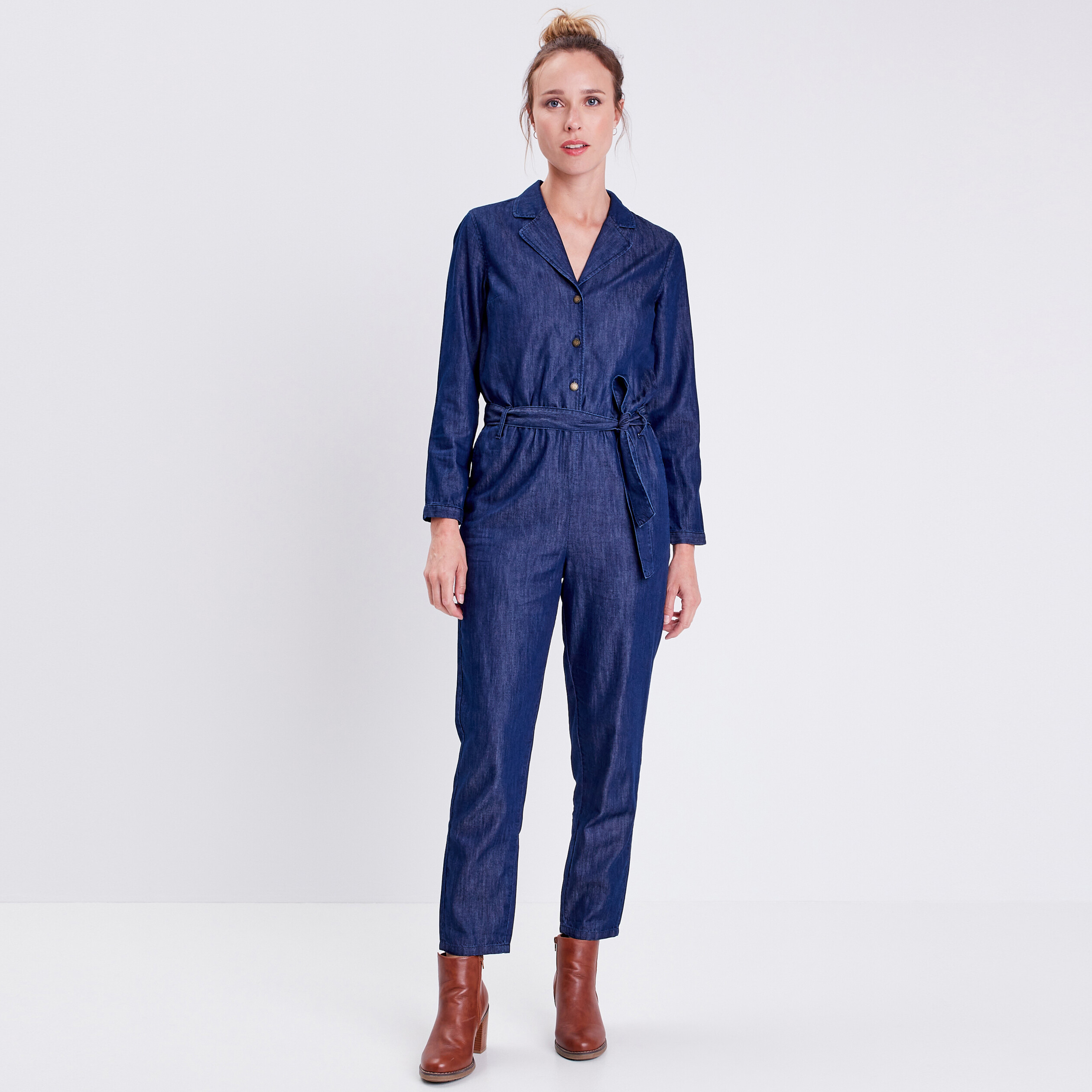 Combinaison jean femme top