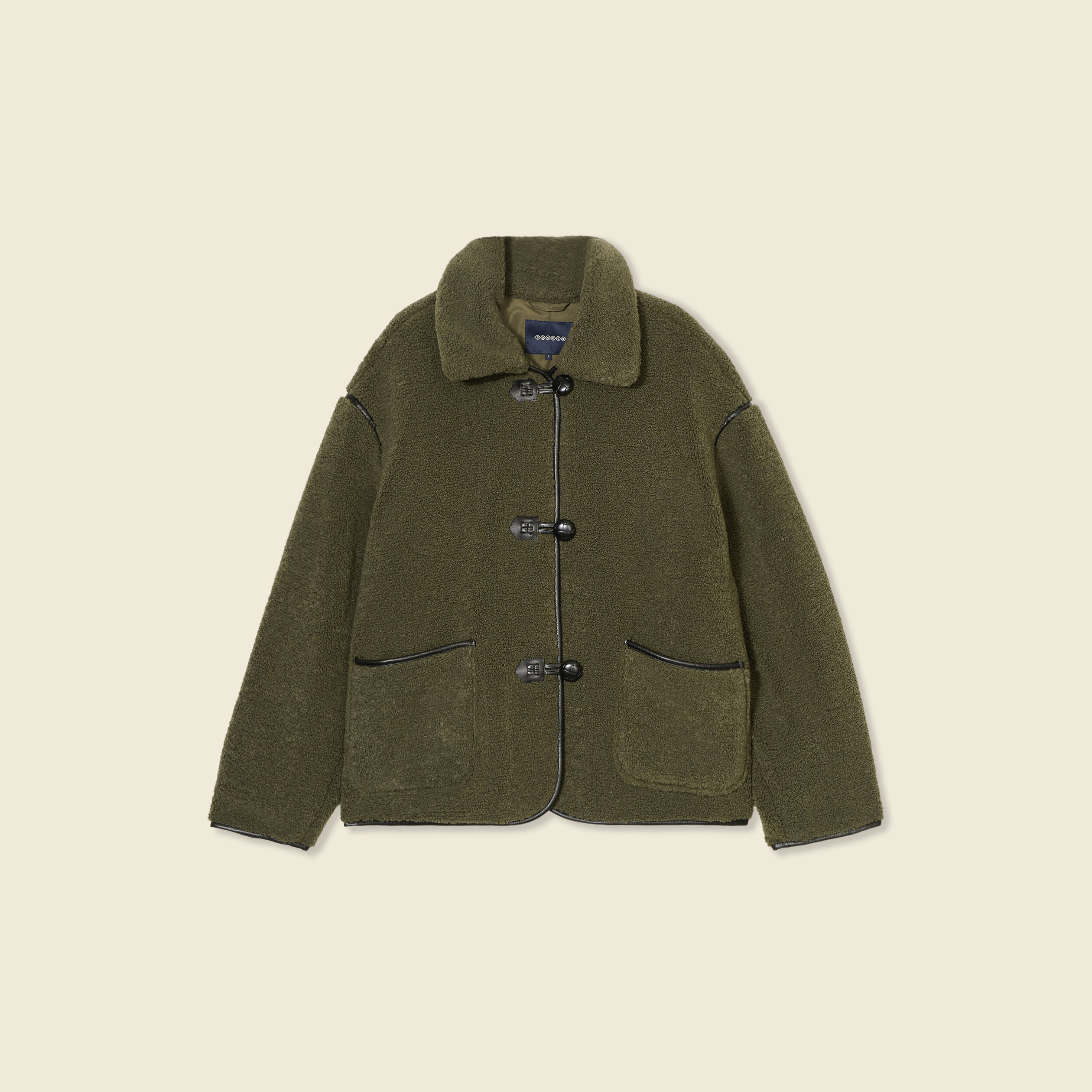 Manteau vert kaki femme