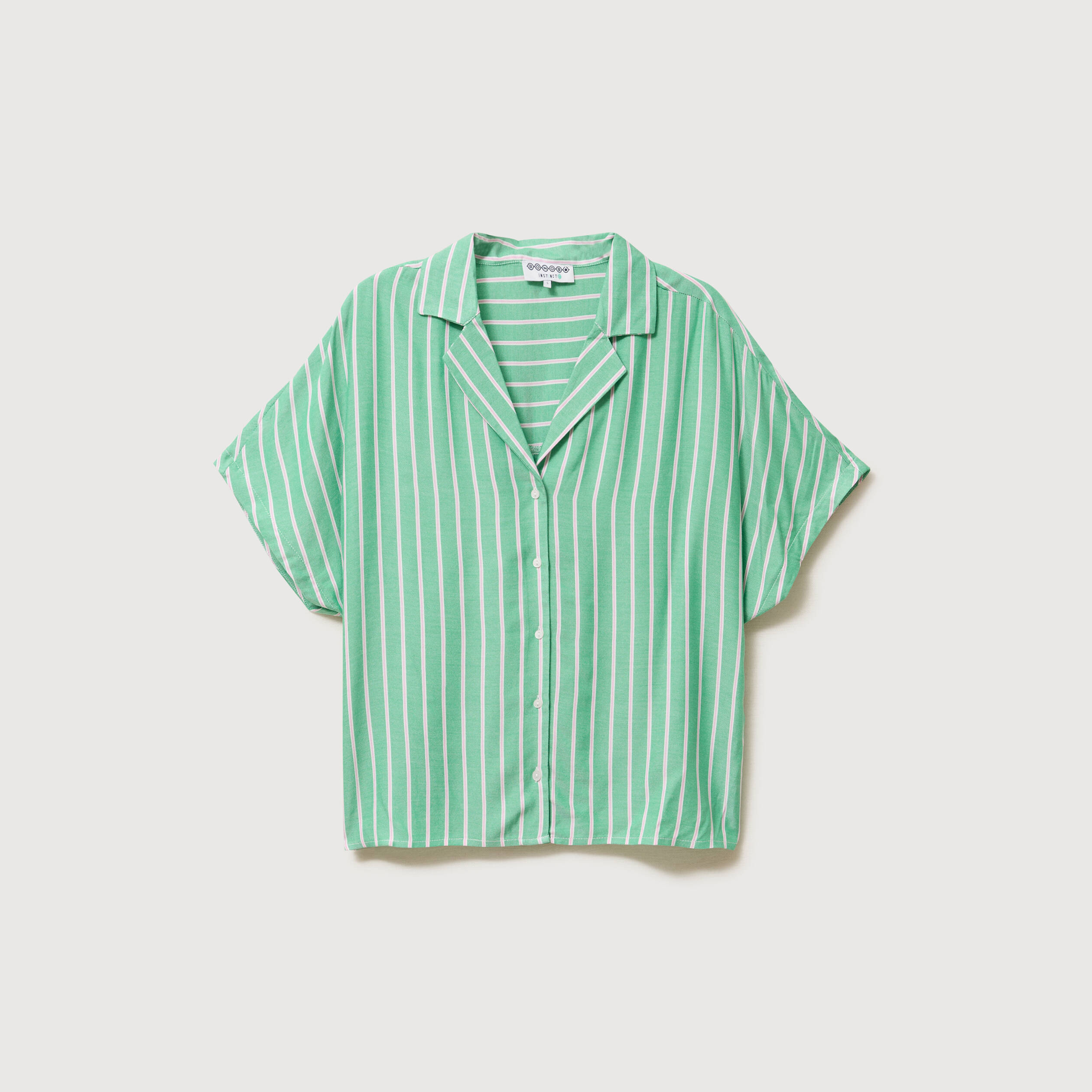 Chemise manches 3/4 vert menthe femme