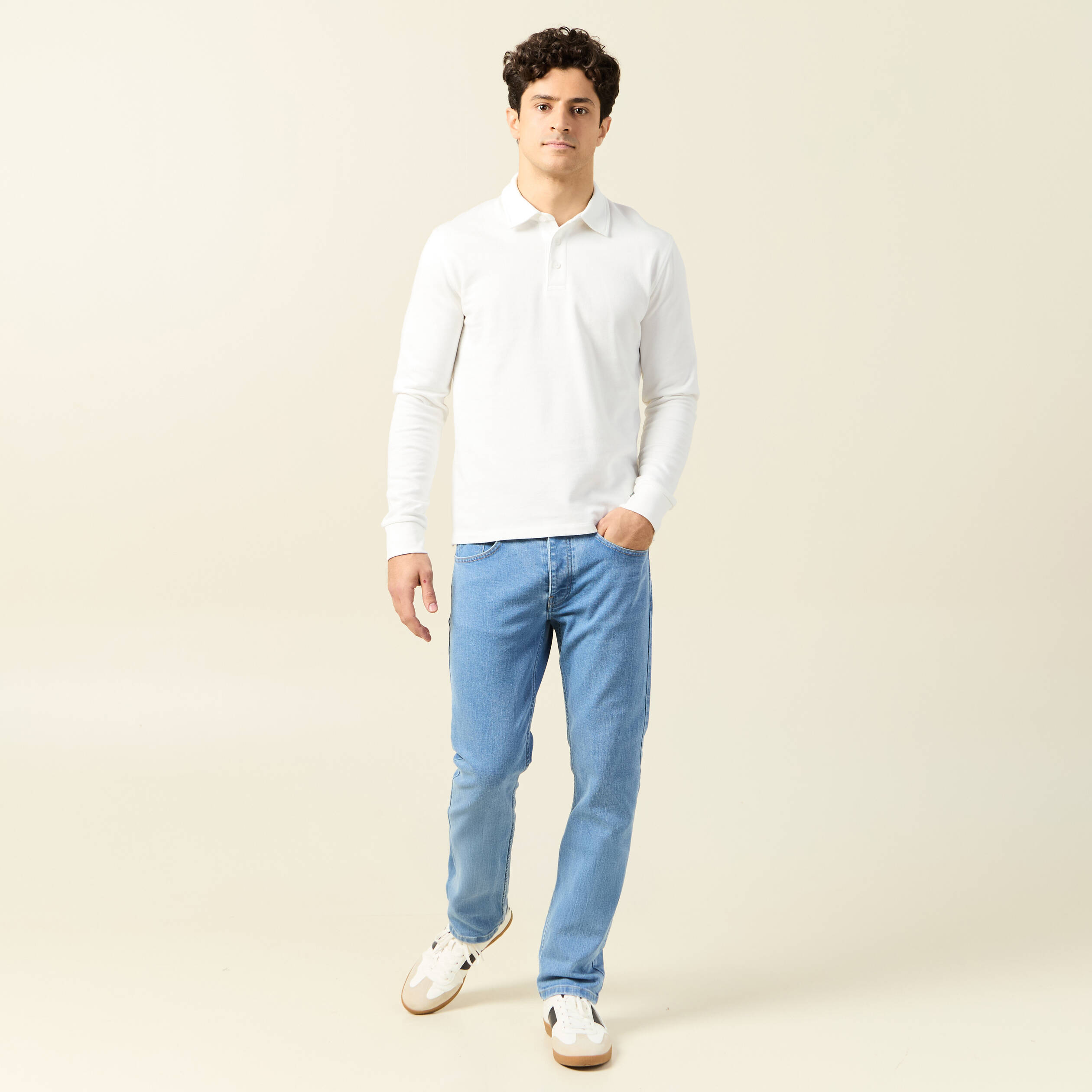 jeans straight fabrique en france denim stone homme Jeans straight fabriqué en France denim stone homme