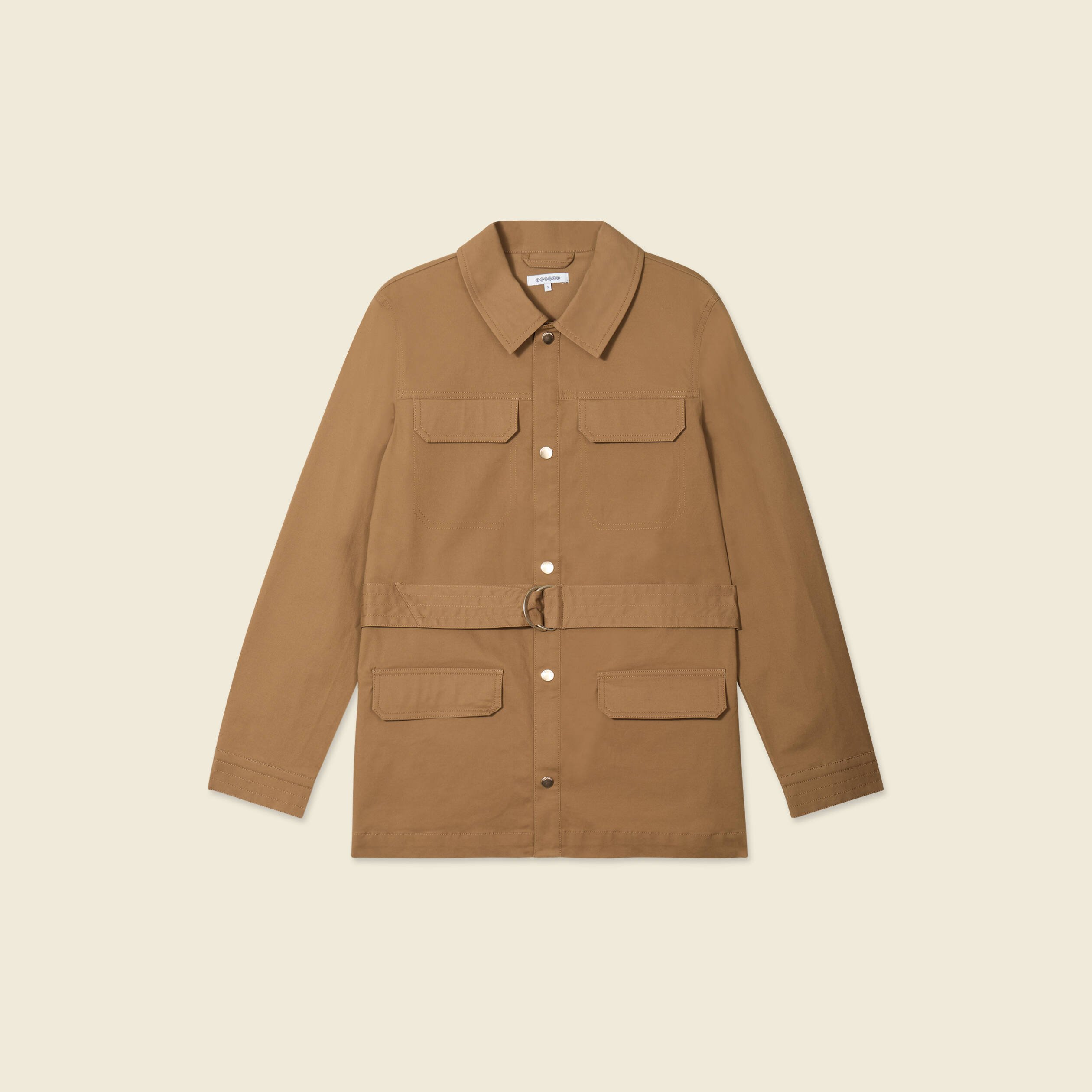 veste saharienne cintree vert kaki femme Veste saharienne cintrée vert kaki femme