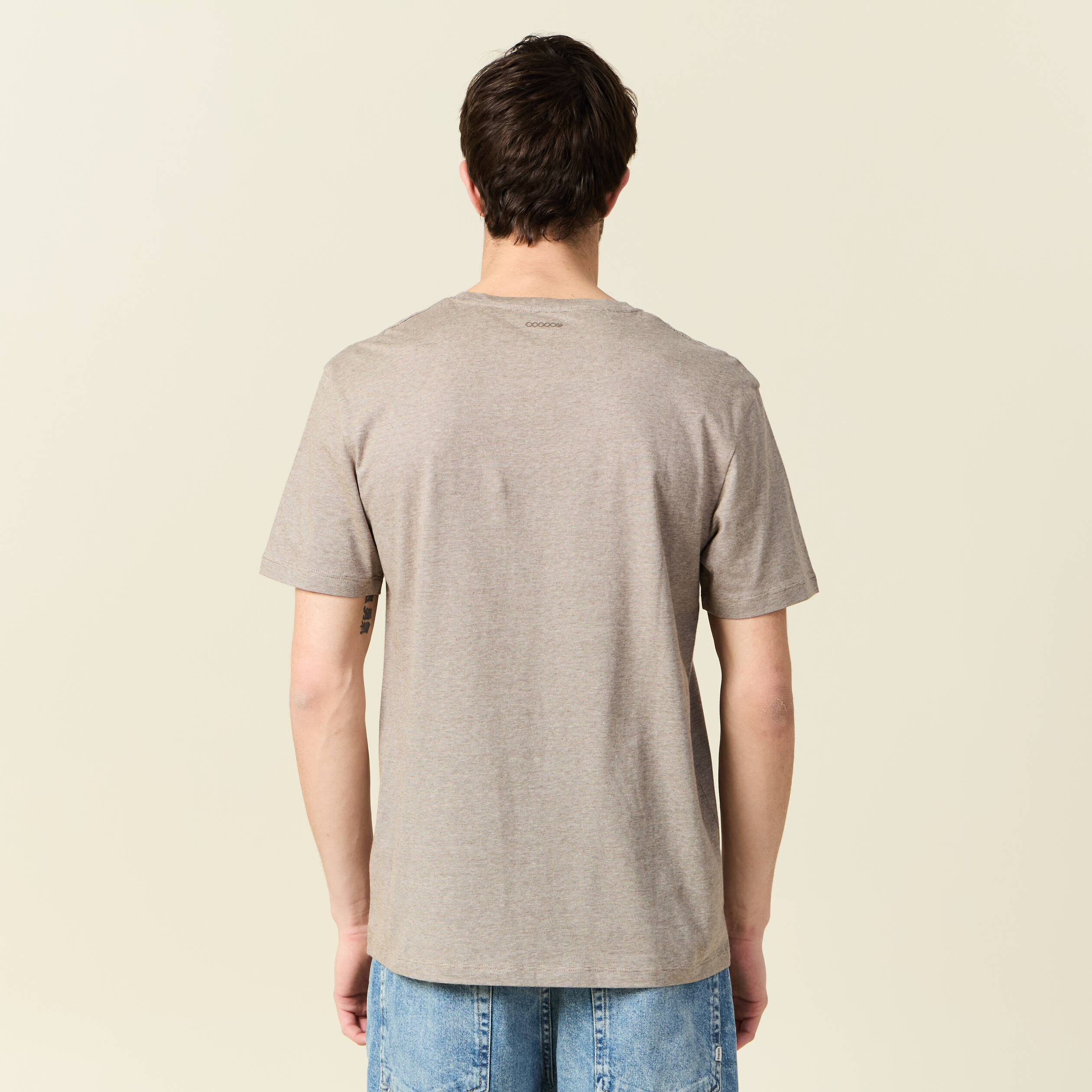 t shirt manches courtes homme vert kaki homme T-shirt manches courtes homme vert kaki homme