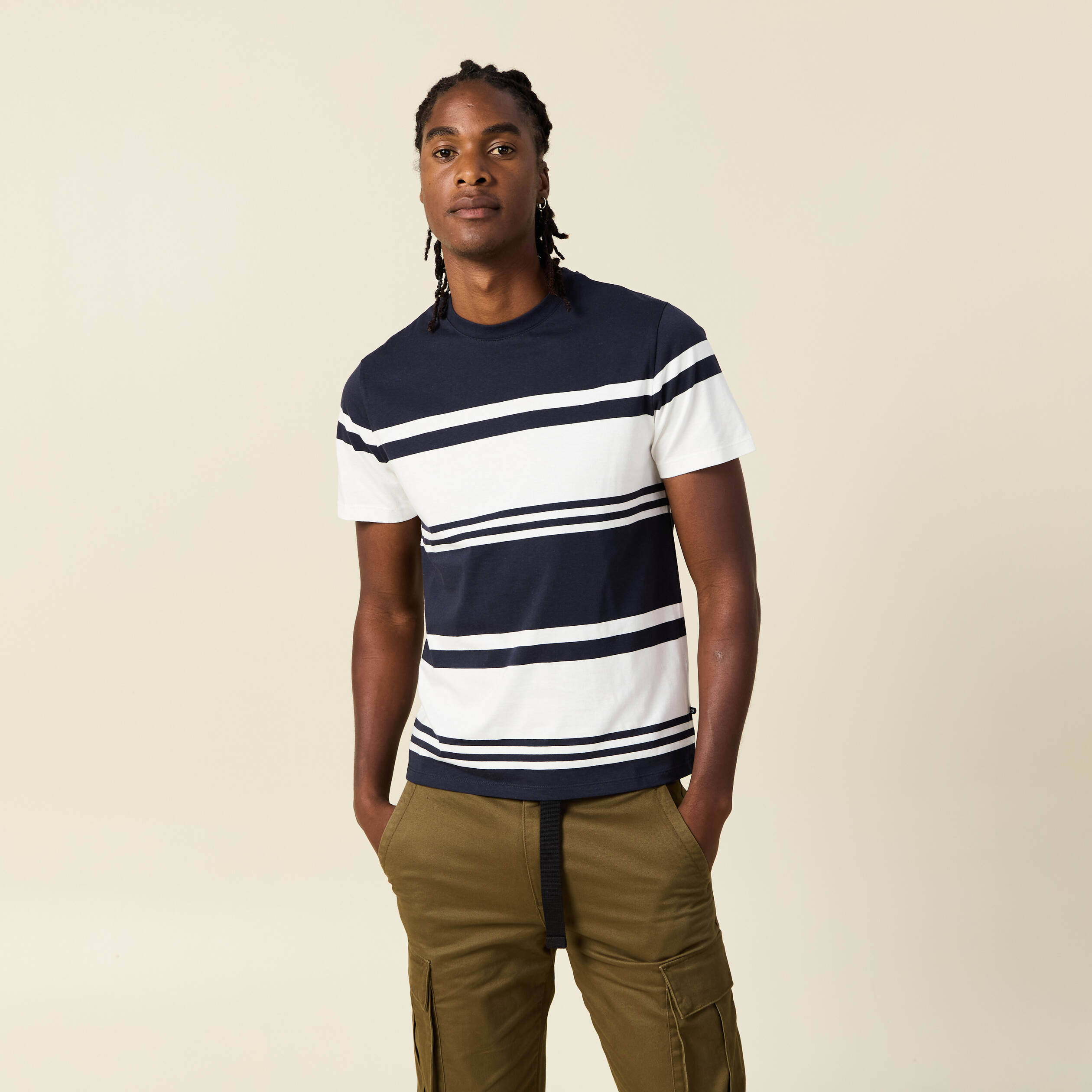 t shirt eco responsable ecru homme T-shirt éco-responsable ecru homme