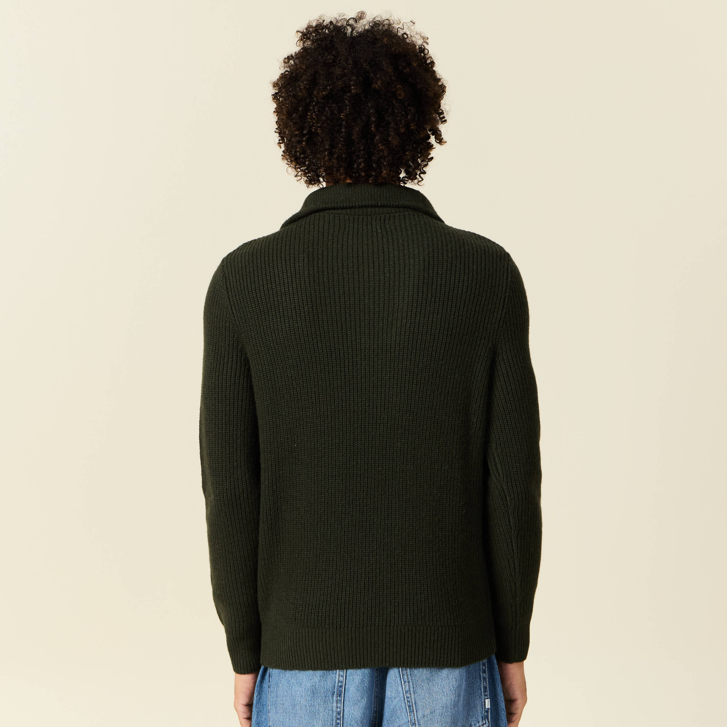 pull col camionneur vert kaki homme Pull col camionneur vert kaki homme