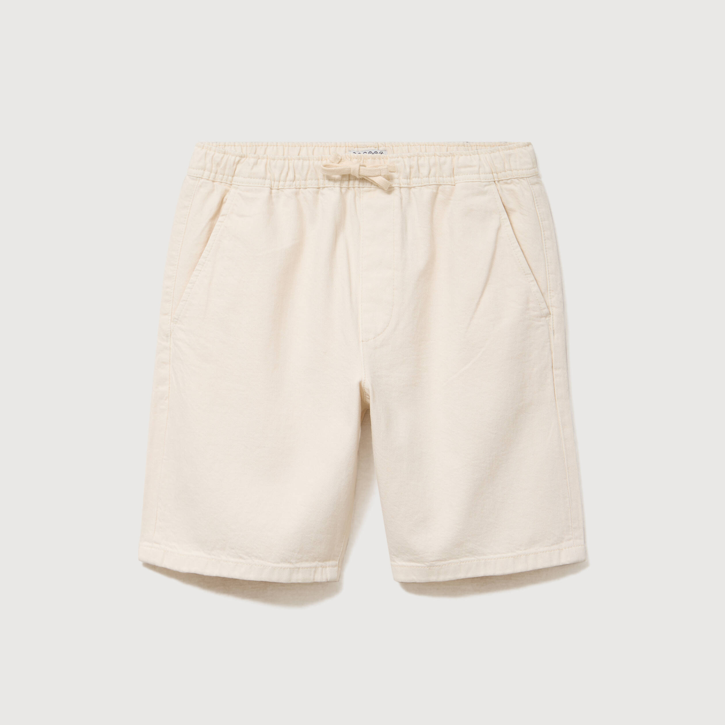 Bermuda en coton ecru homme