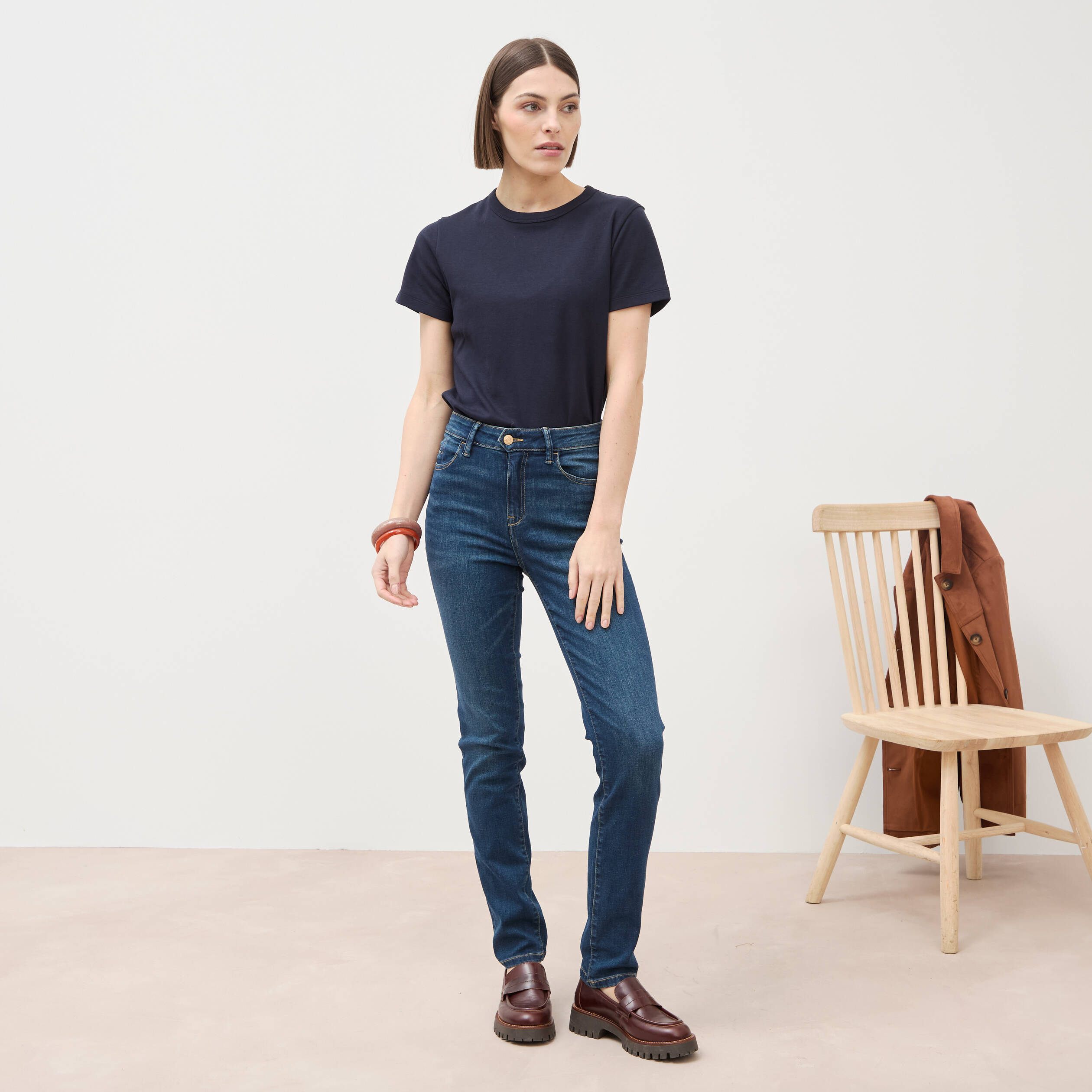 Jean bonobo slim fit à fleurs - Bonobo