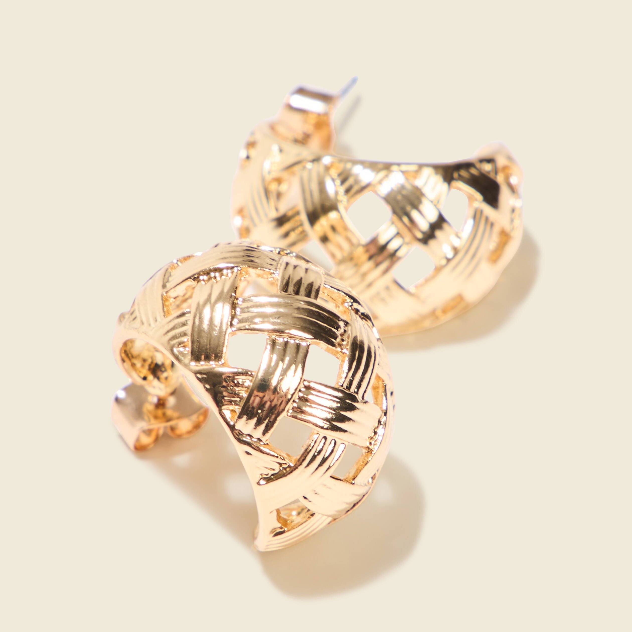 boucles doreilles clous couleur or femme Boucles d'oreilles clous couleur or femme