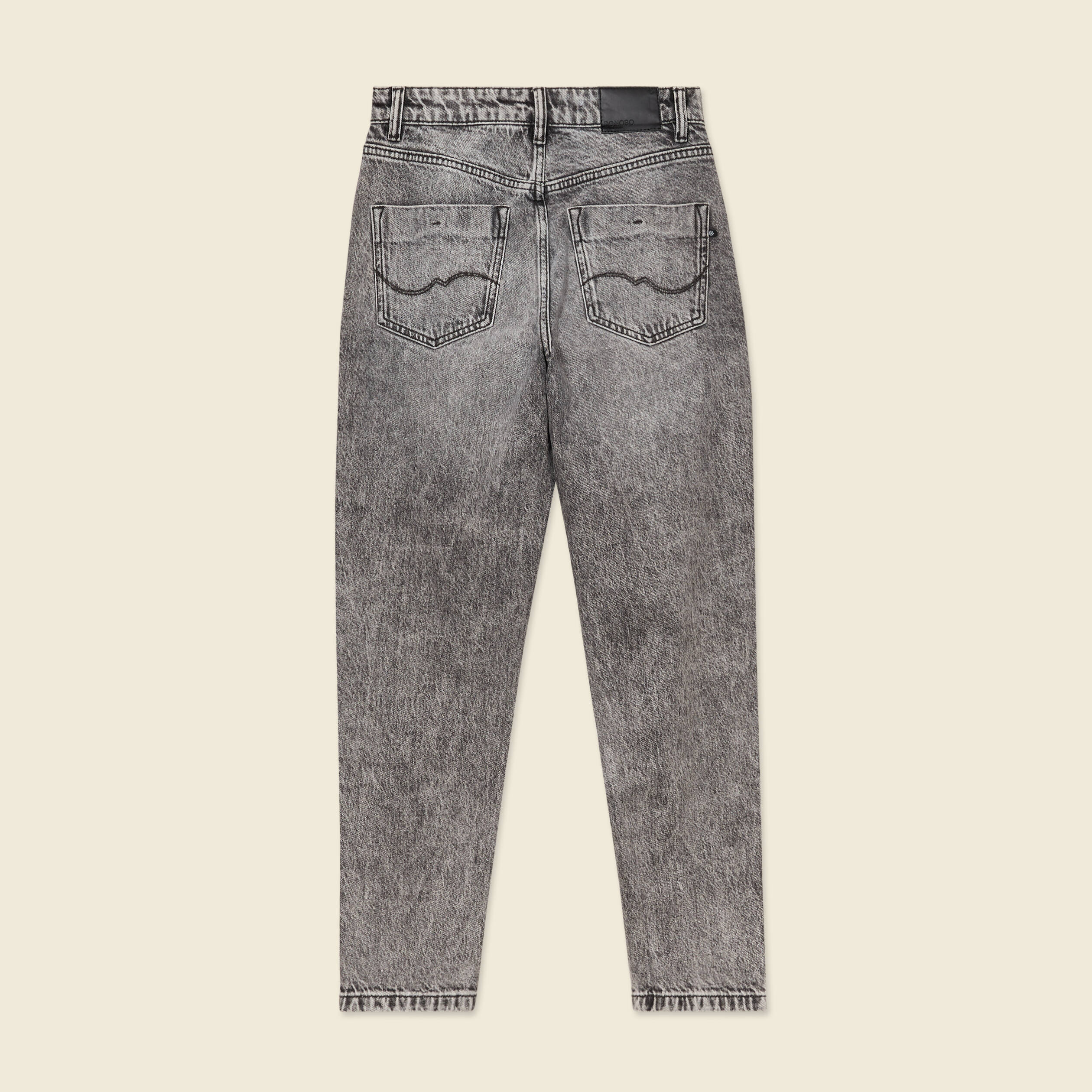 jeans mom 78eme denim snow gris femme Jeans mom 7/8ème denim snow gris femme