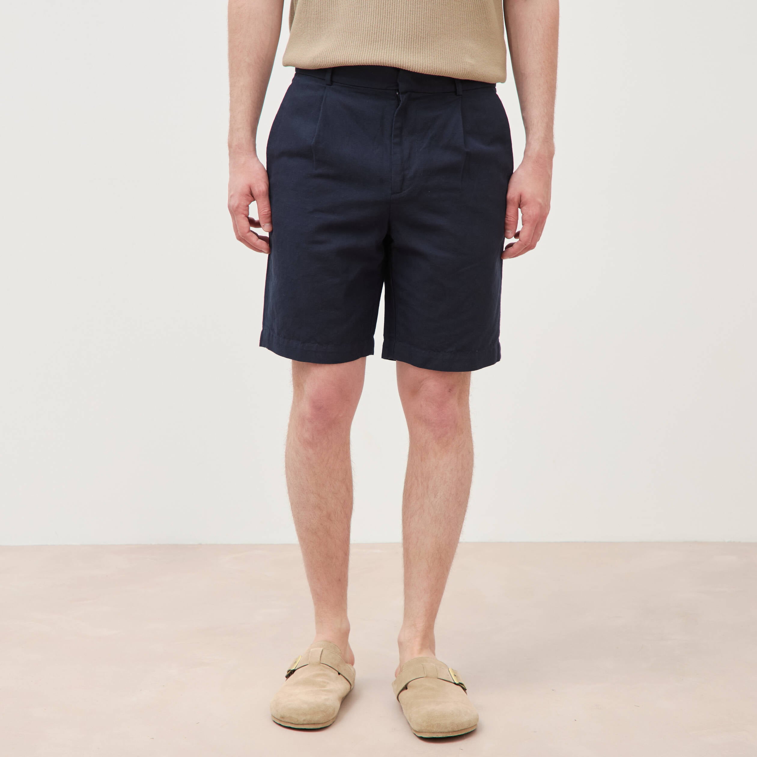 Bermuda bleu marine homme