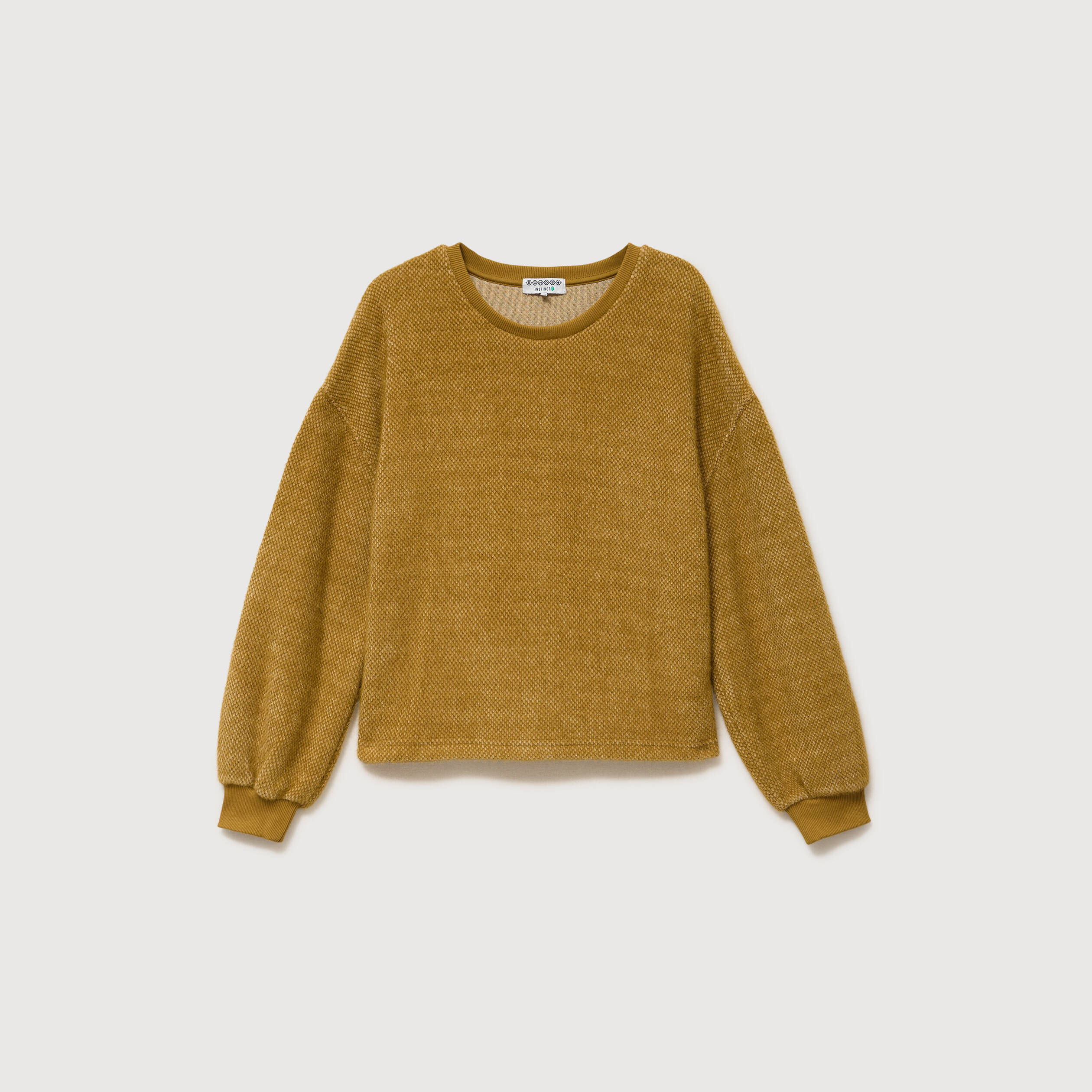 Sweat manches longues camel femme