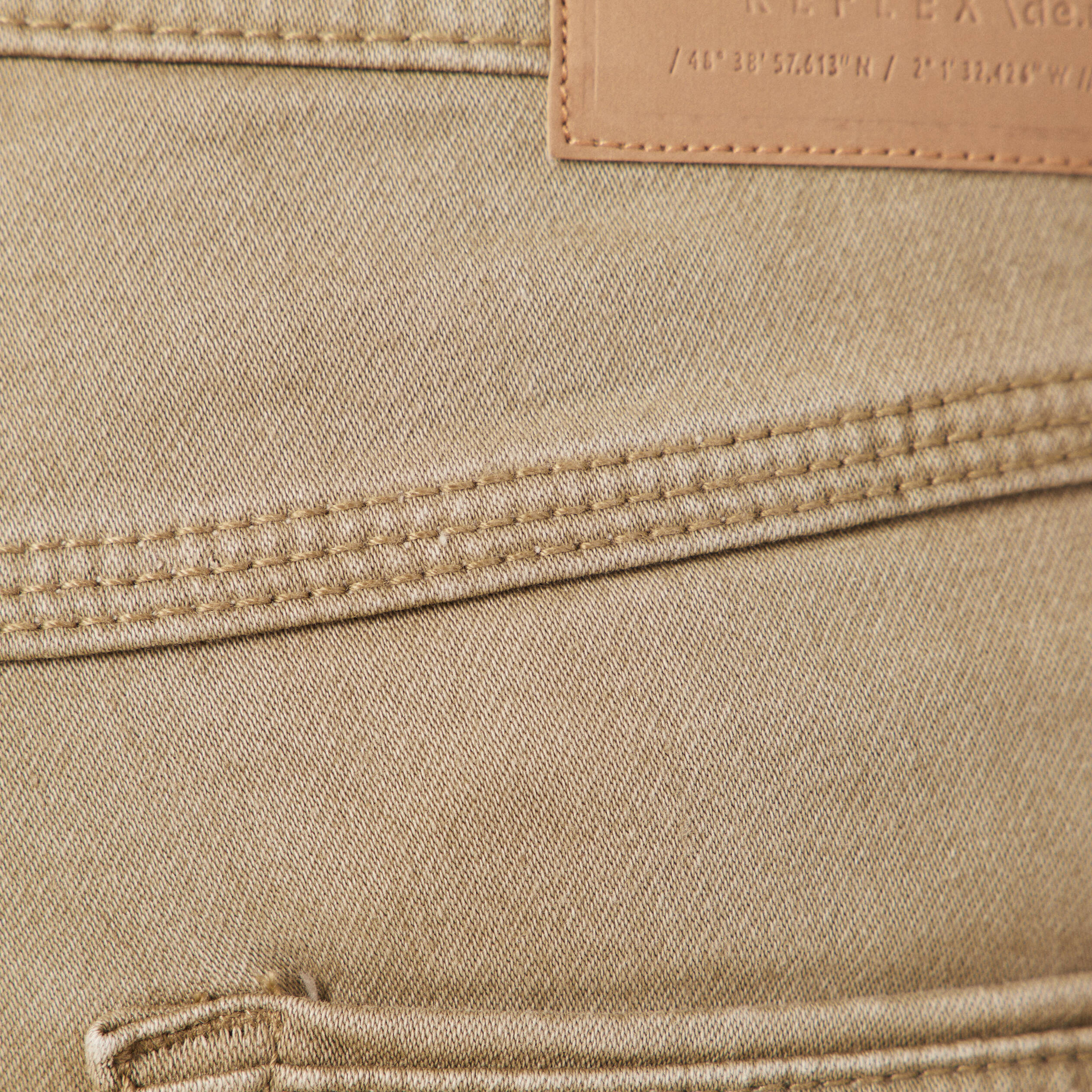 Jeans straight homme beige homme