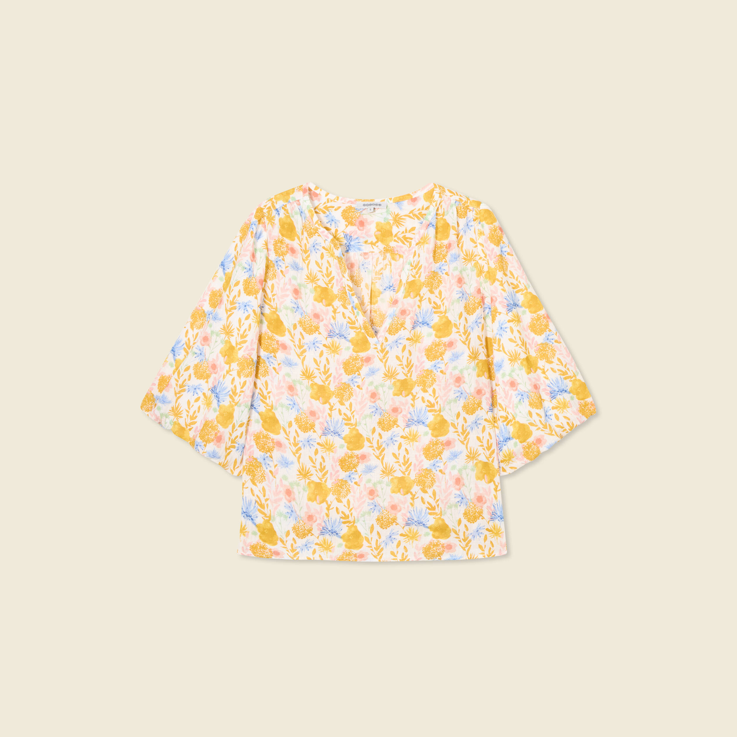 blouse manches courtes multicolore femme Blouse manches courtes multicolore femme