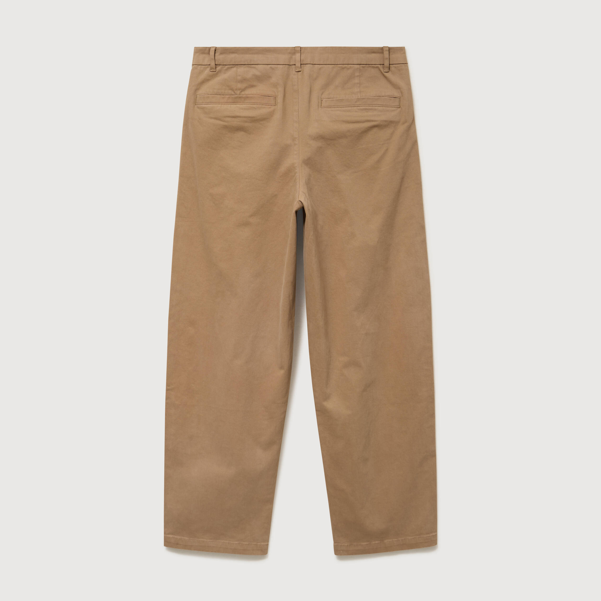 Pantalon coupe large vert kaki homme