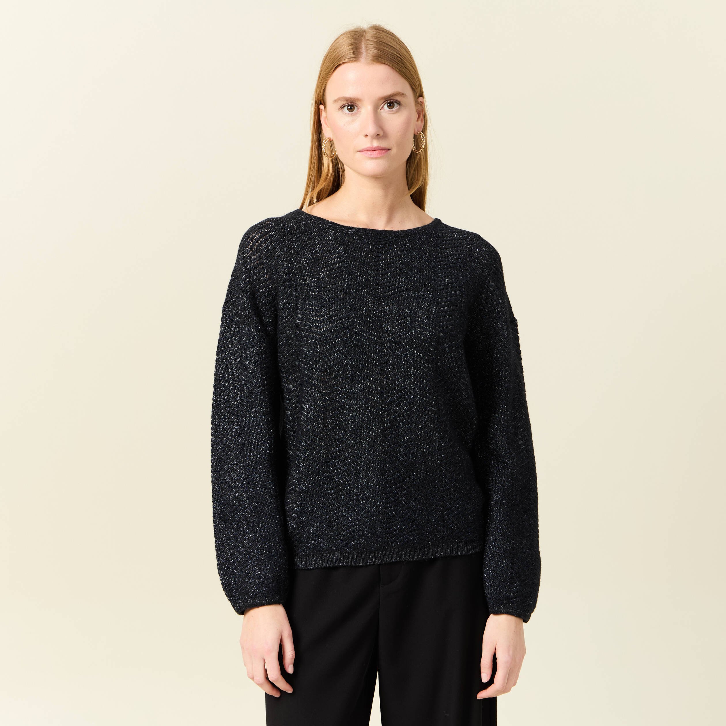 pull manches longues bleu marine femme Pull manches longues bleu marine femme