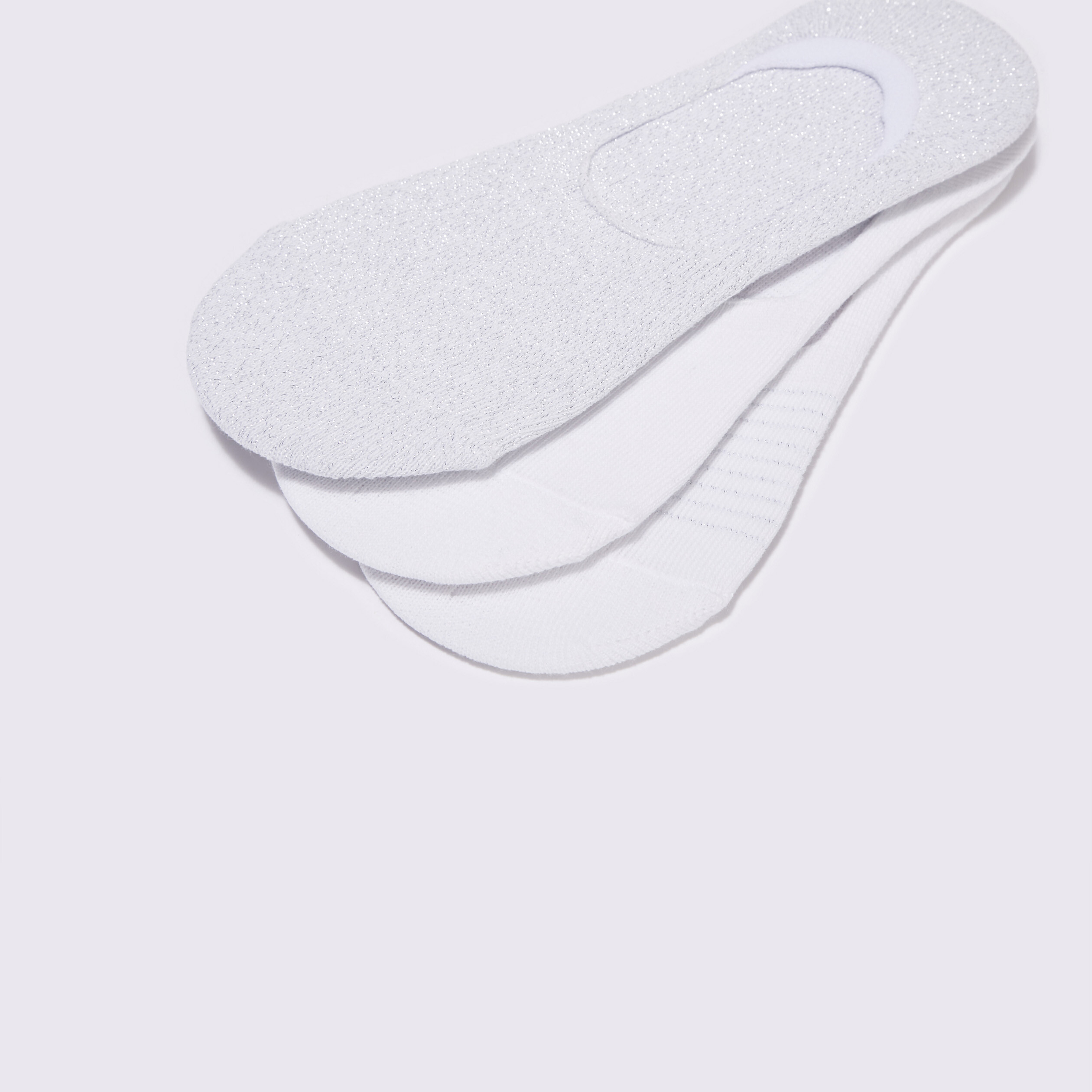 Lot 3 paires socquettes blanc femme
