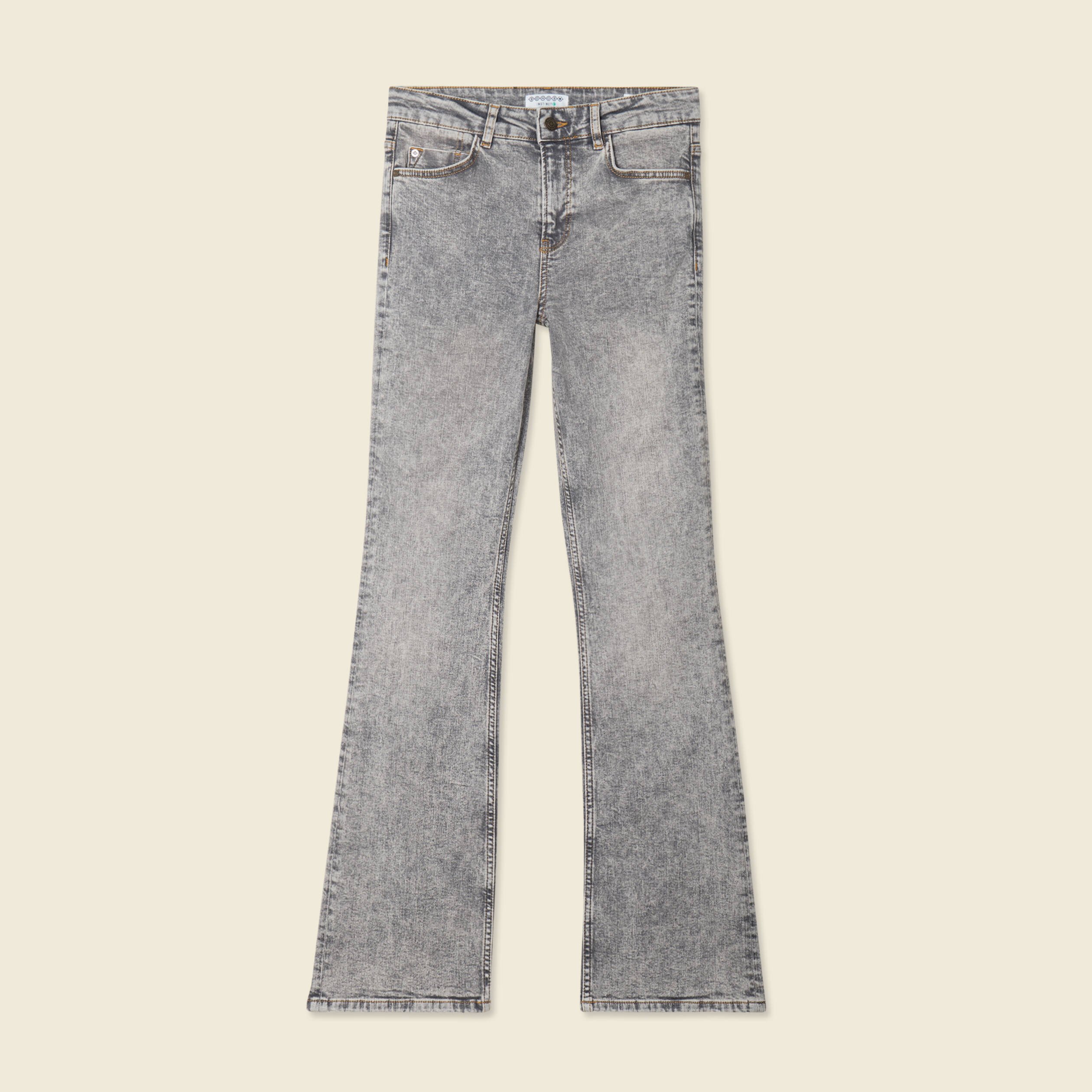 jeans bootcut denim gris clair femme Jeans bootcut denim gris clair femme