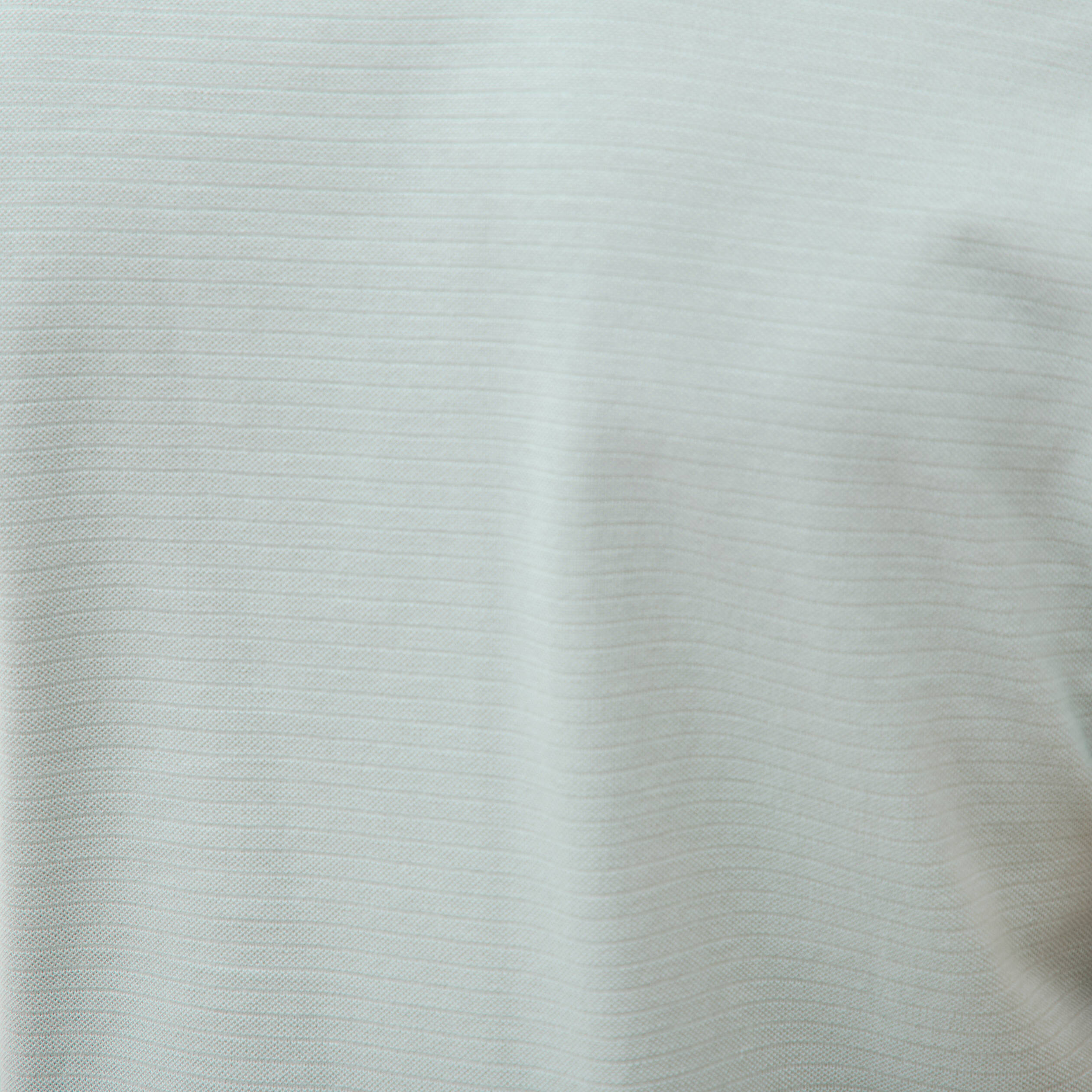 Polo cintr&eacute; en coton manches courtes vert clair homme