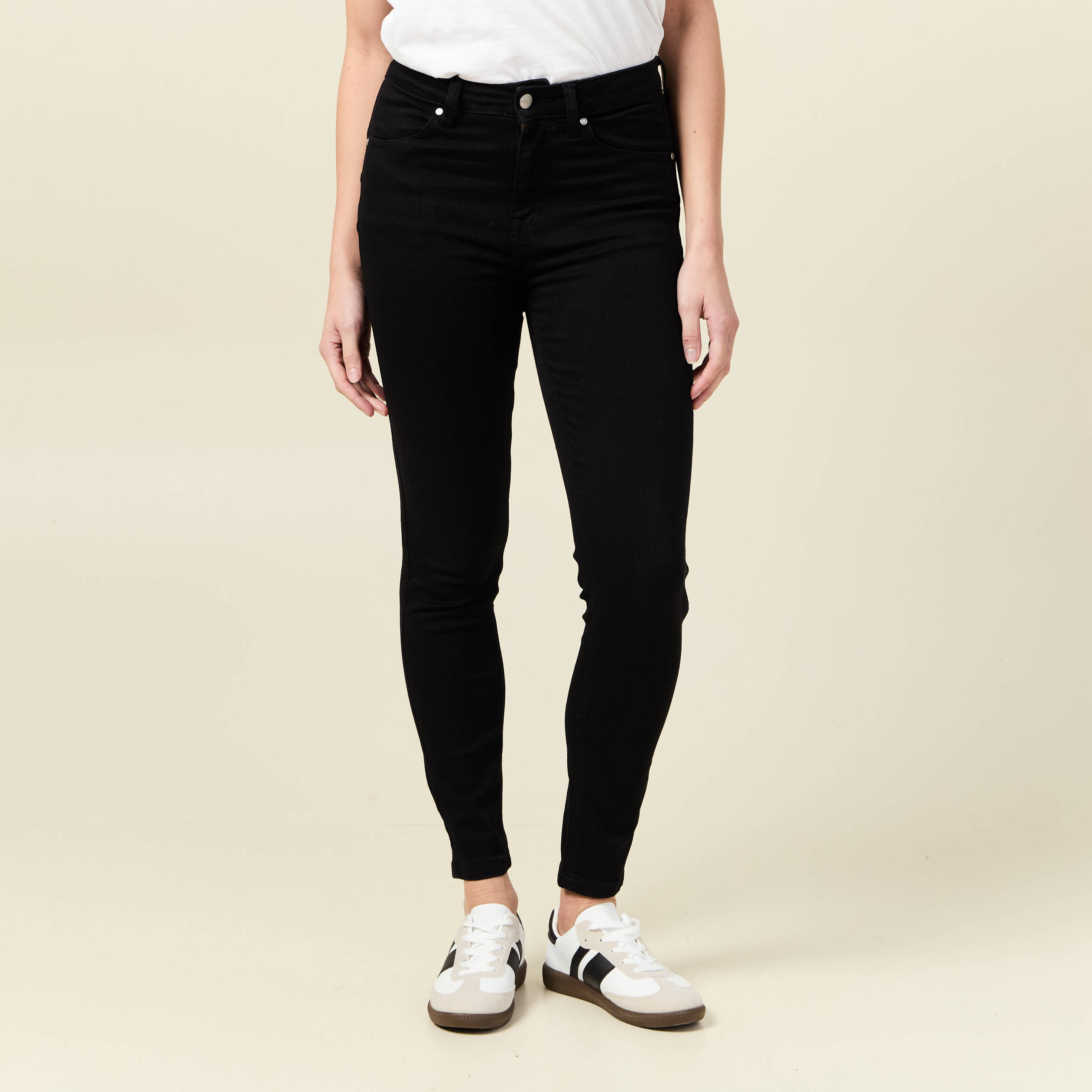 jeans skinny eco responsable denim noir femme Jeans skinny éco-responsable denim noir femme