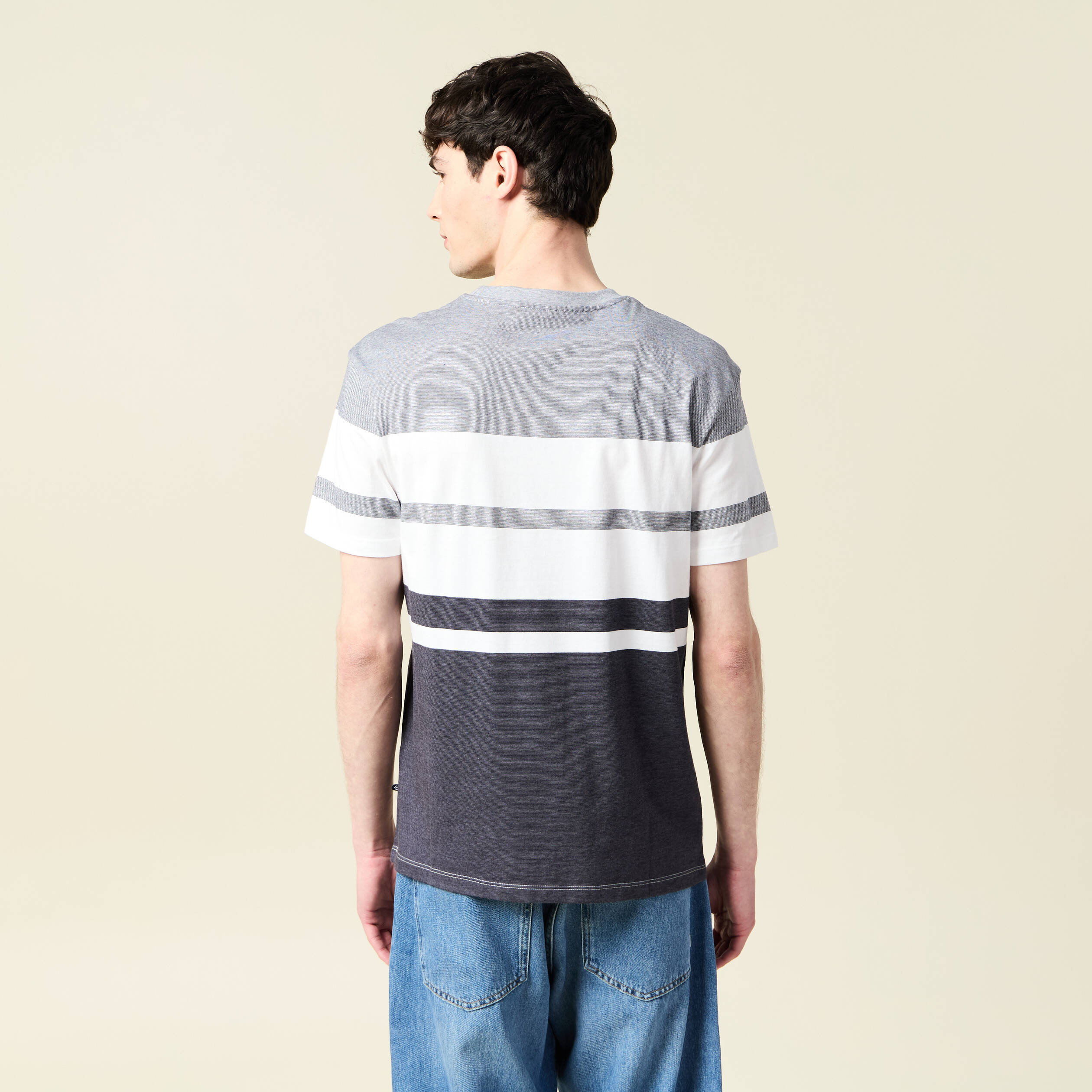 t shirt manches courtes bleu marine homme T-shirt manches courtes bleu marine homme