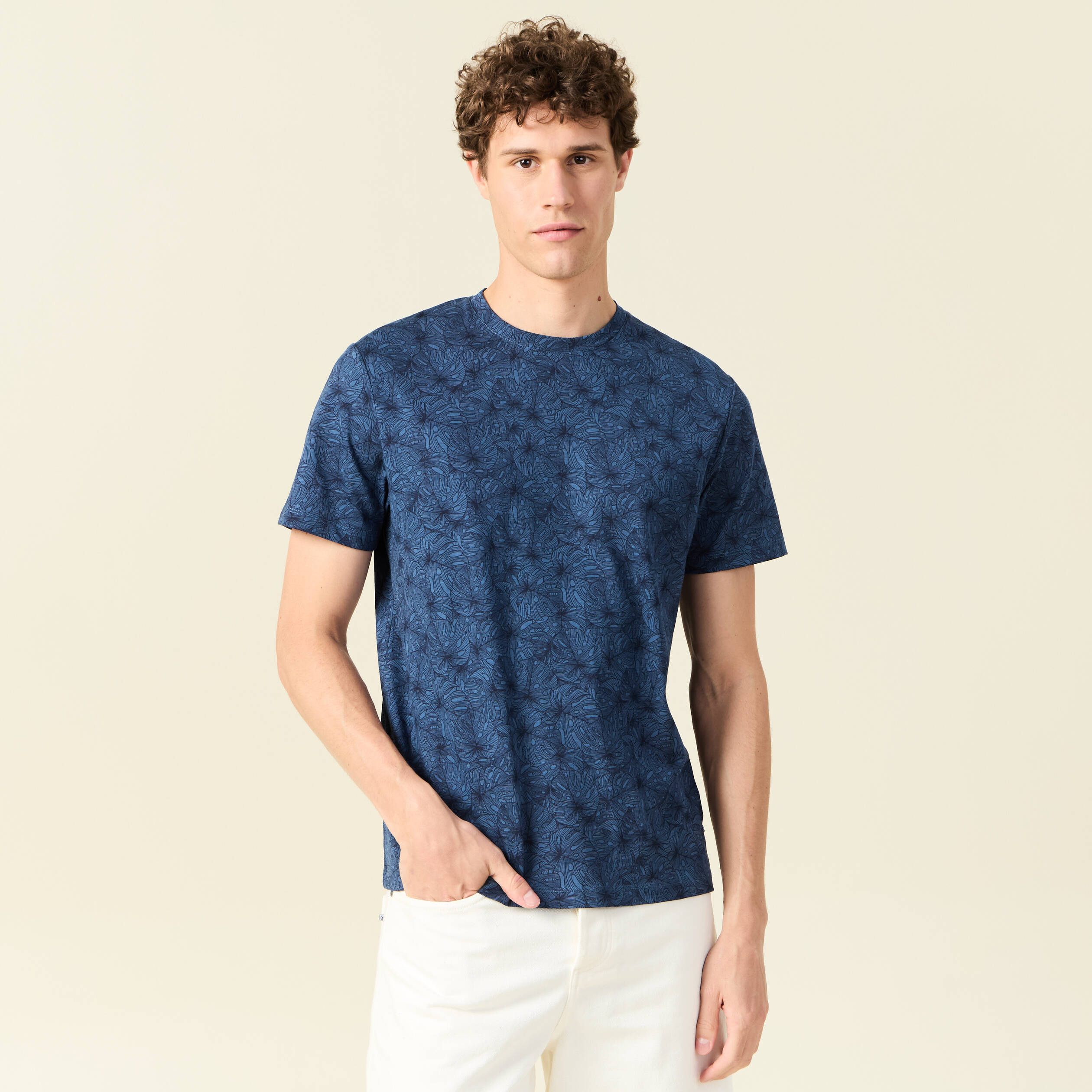 T-shirt Nirvana In Utero Homme - Manches Courtes En Bleu Chiné - Coupe Standard - Merchandising Officiel - 3