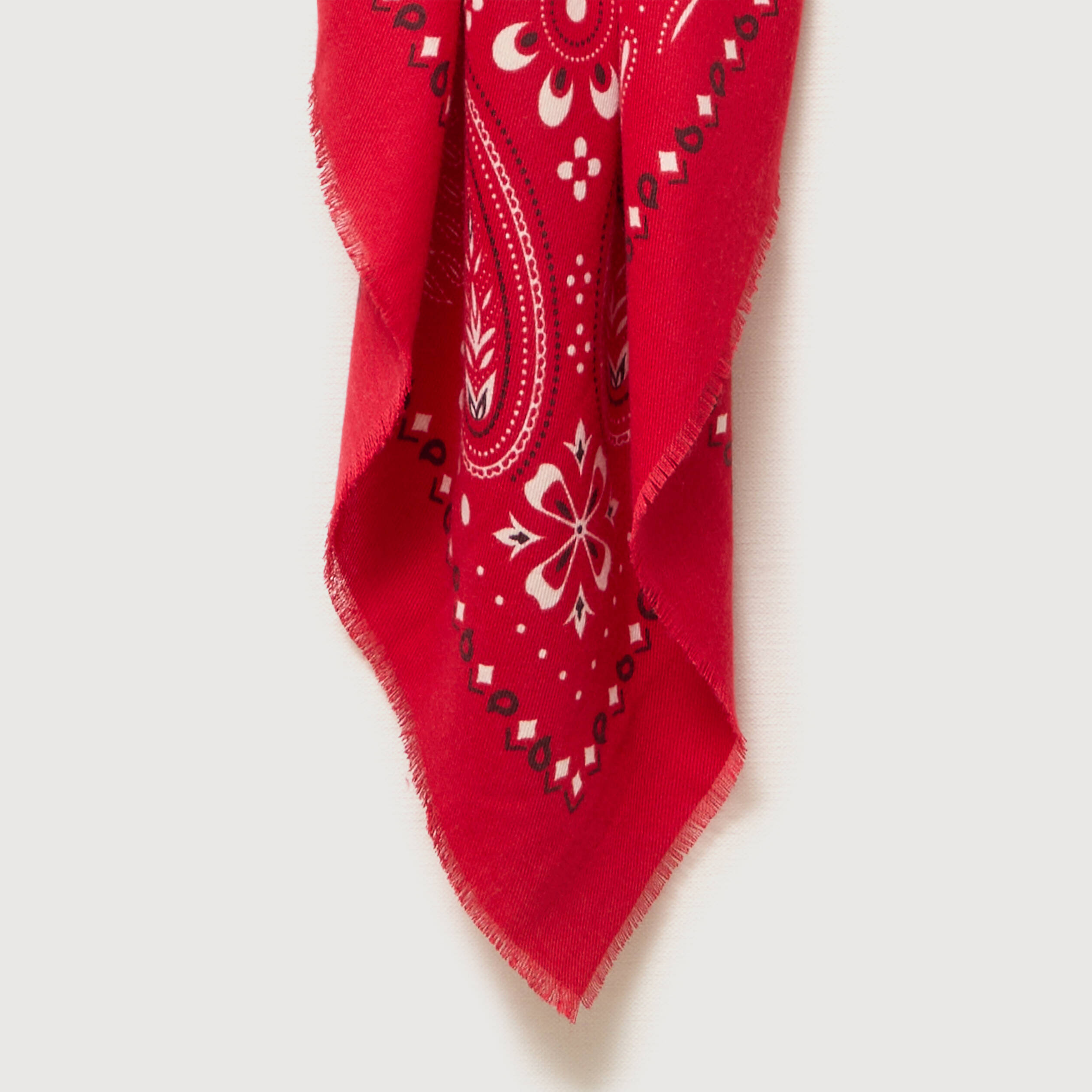 Foulard rouge femme