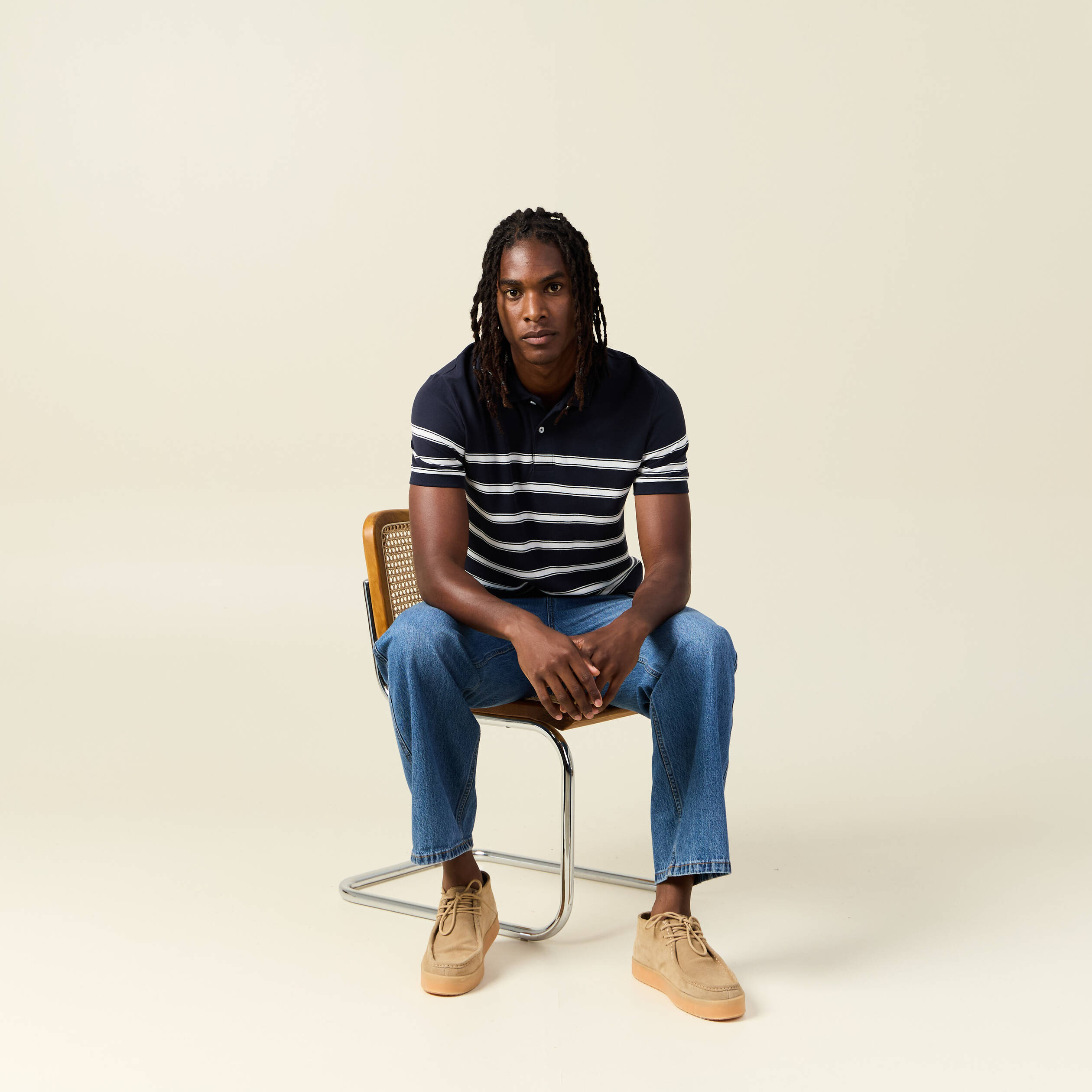 polo eco responsable ecru homme Polo éco-responsable ecru homme