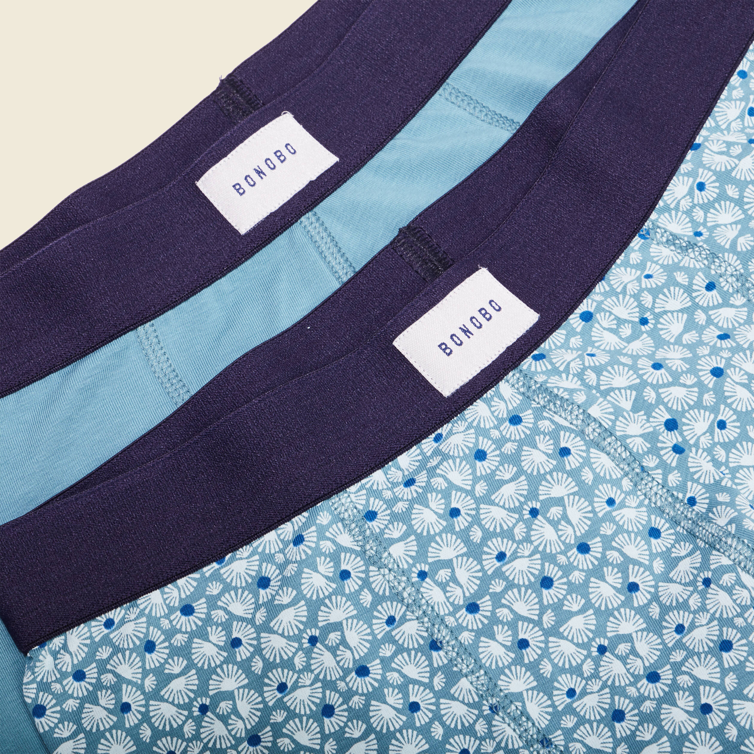 lot 2 boxers bleu petrole homme Lot 2 boxers bleu pétrole homme