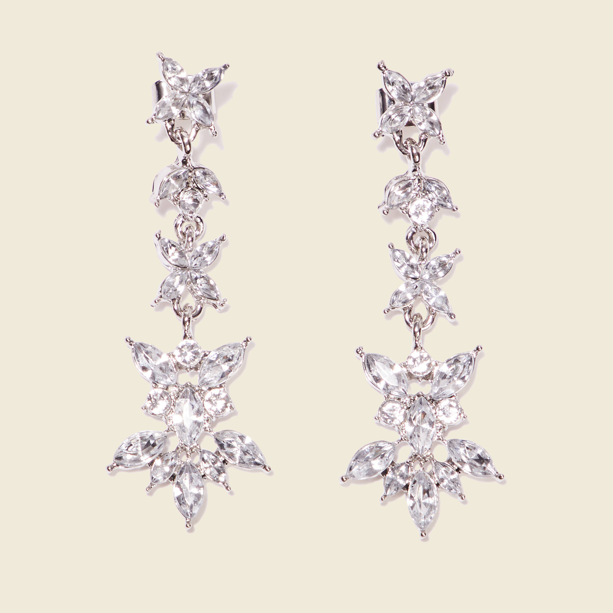 boucles doreilles pendantes gris argent femme Boucles d'oreilles pendantes gris argent femme