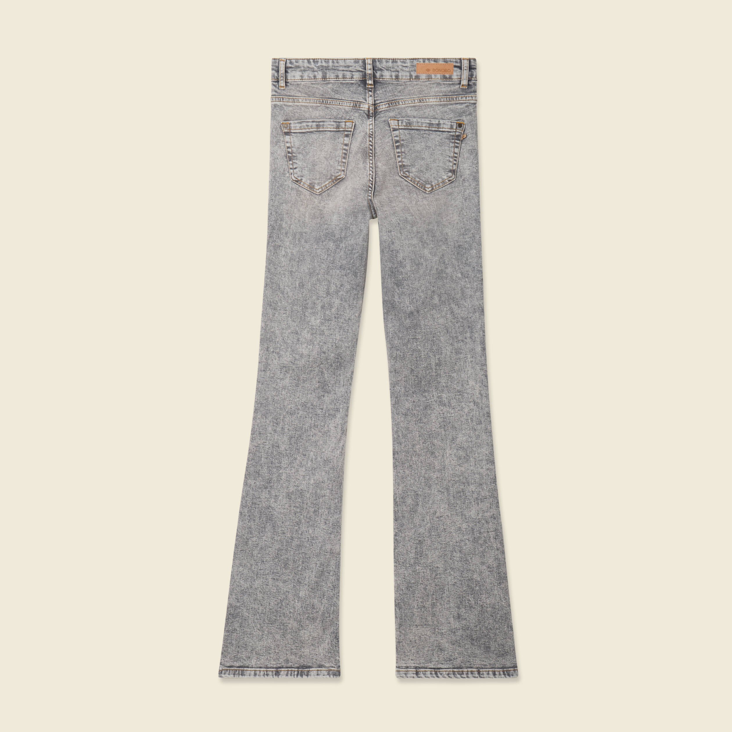 jeans bootcut denim gris clair femme Jeans bootcut denim gris clair femme