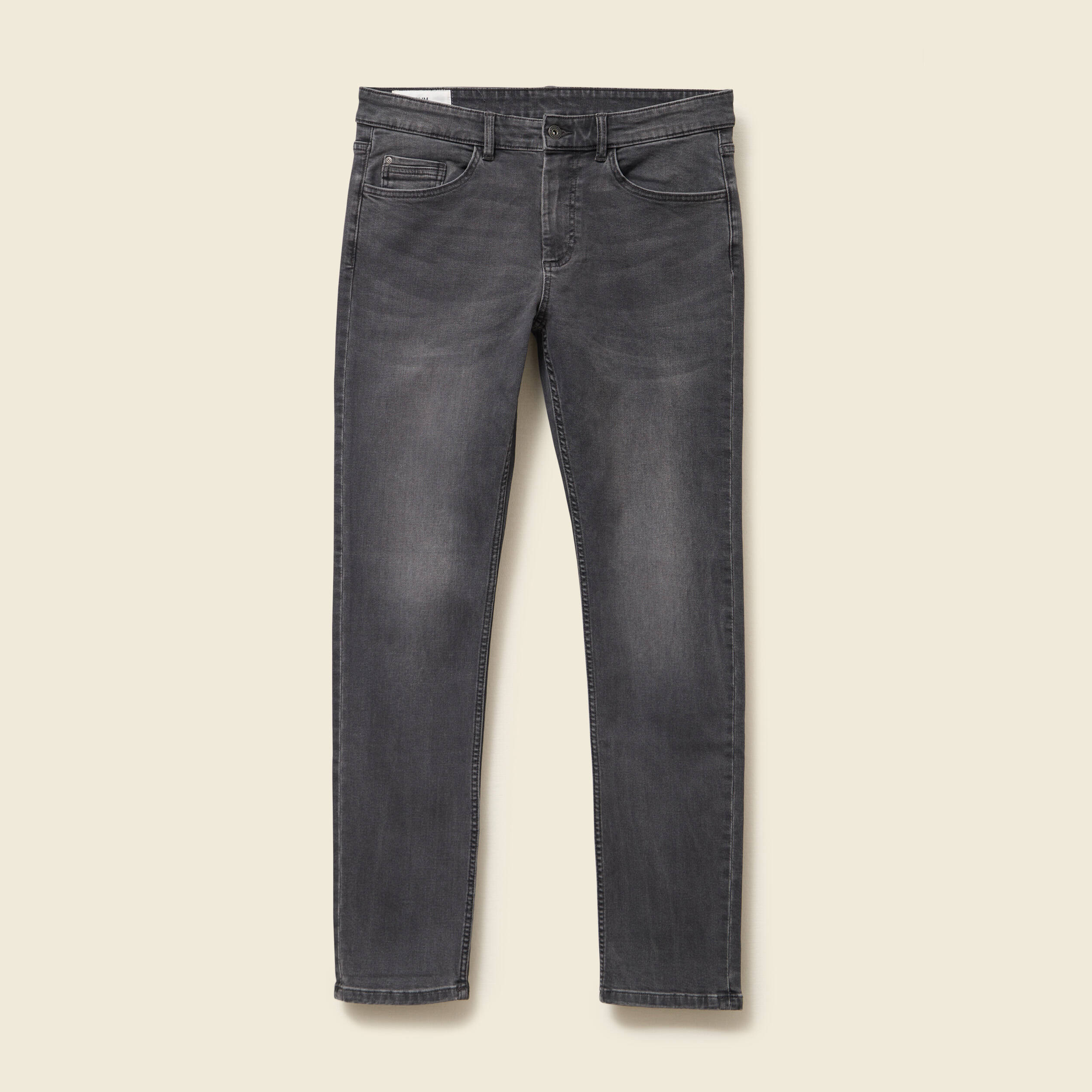 jeans slim 5 poches denim gris homme Jeans slim 5 poches denim gris homme