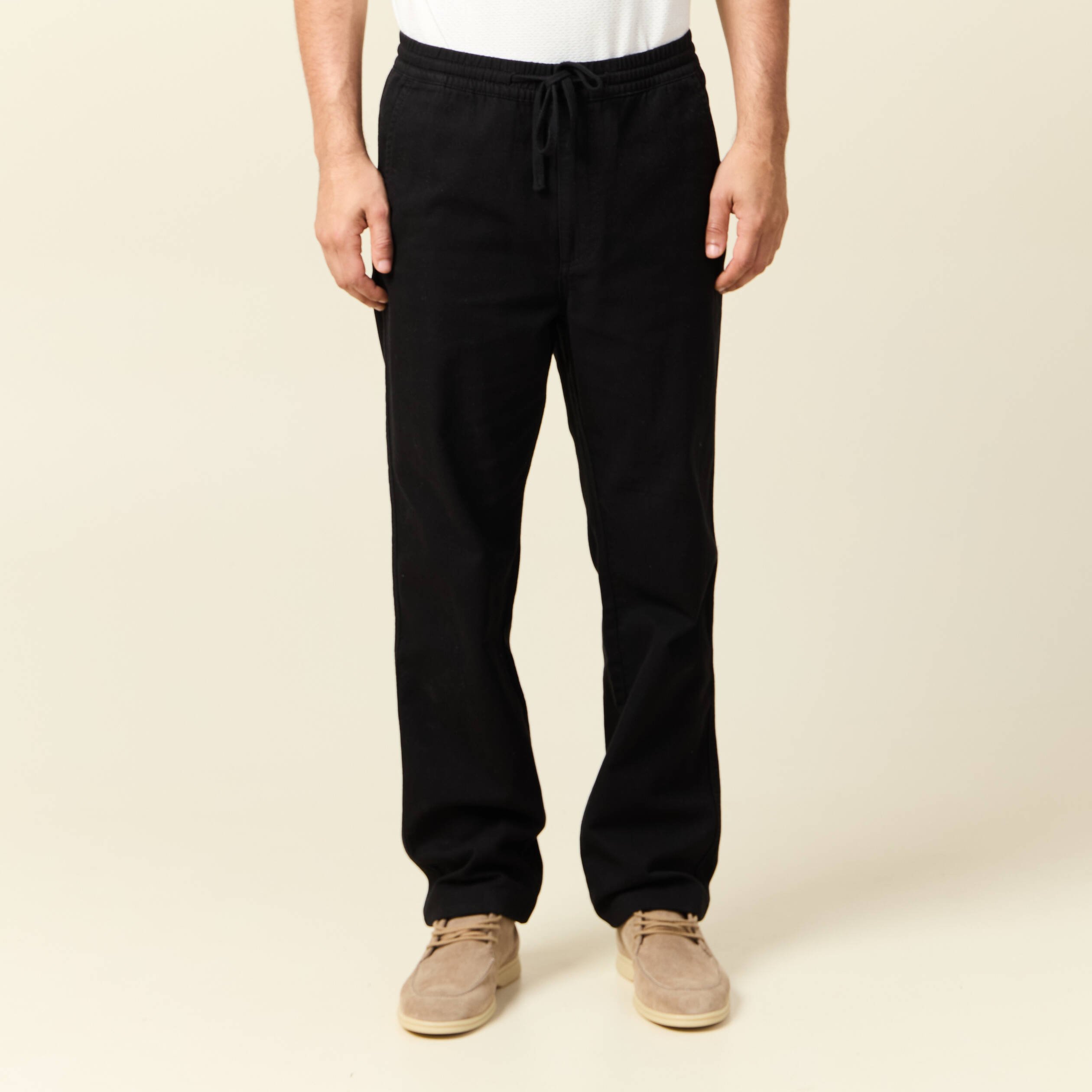 pantalon chino noir homme Pantalon chino noir homme