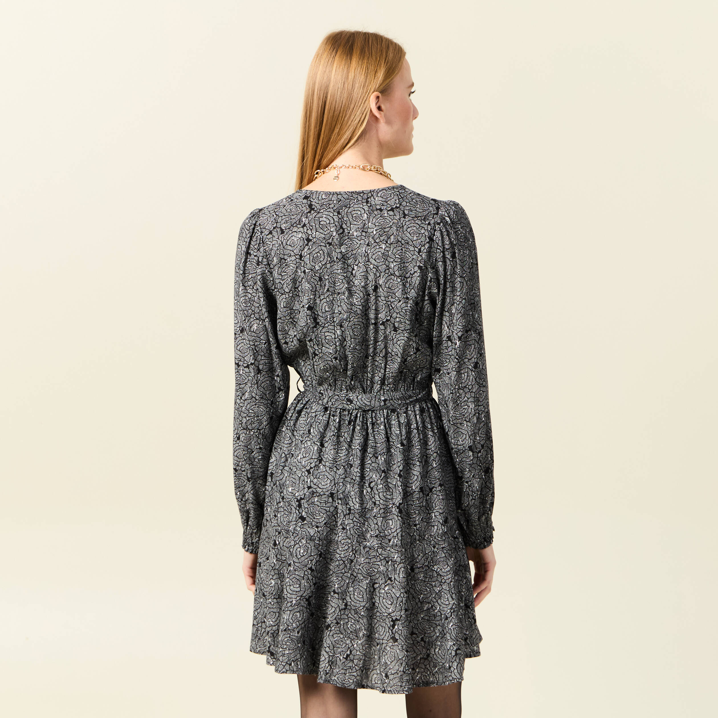 robe evasee eco responsable noir femme Robe évasée éco-responsable noir femme