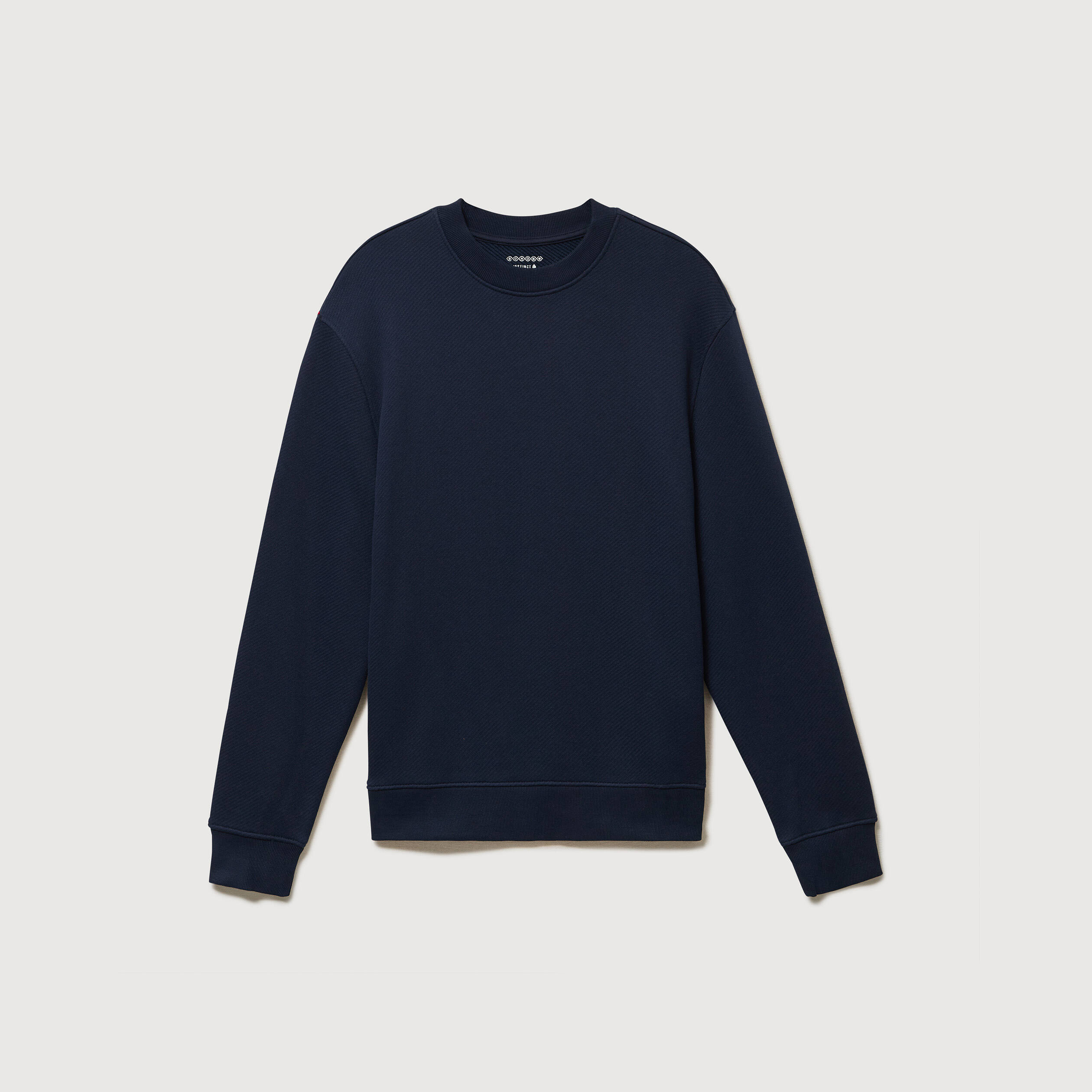 Sweat manches longues bleu marine homme