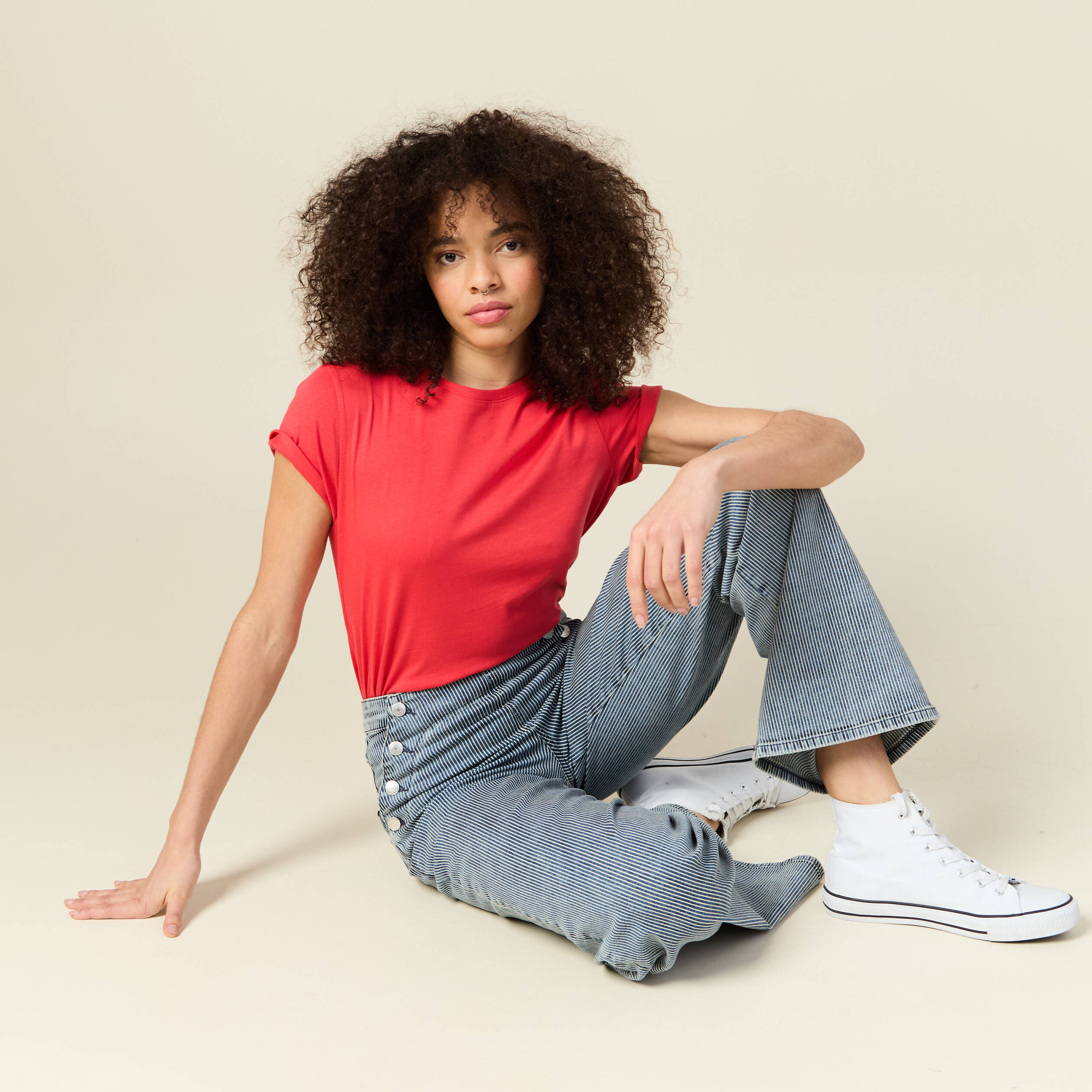 t shirt manches courtes rouge femme T-shirt manches courtes rouge femme