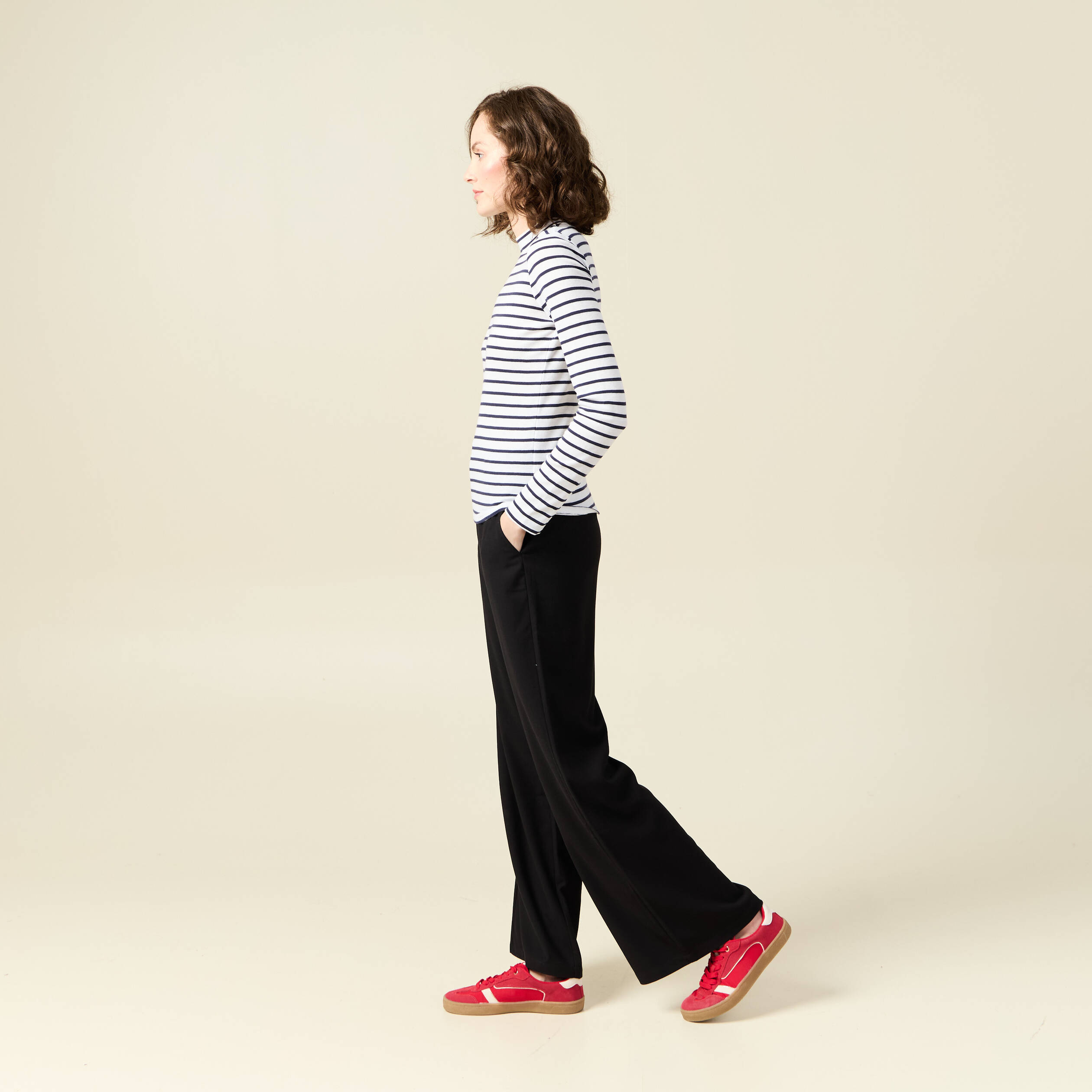 t shirt manches longues ecru femme T-shirt manches longues ecru femme