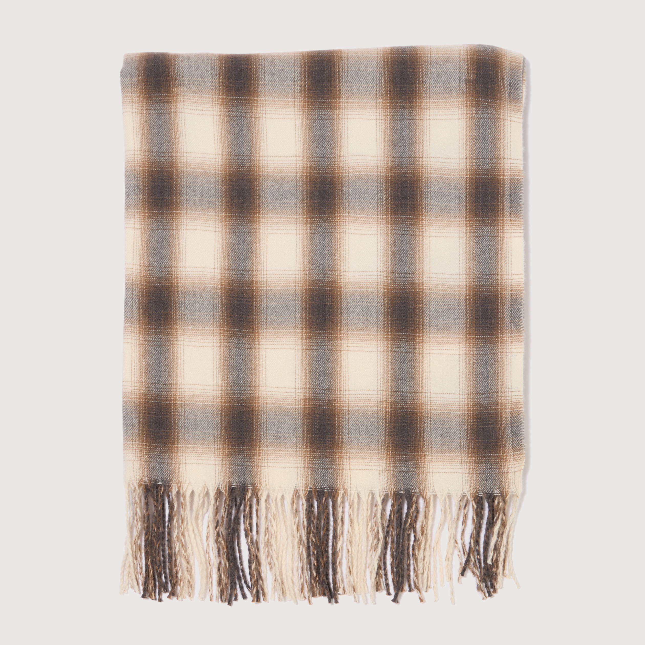 Plaid ecru homme