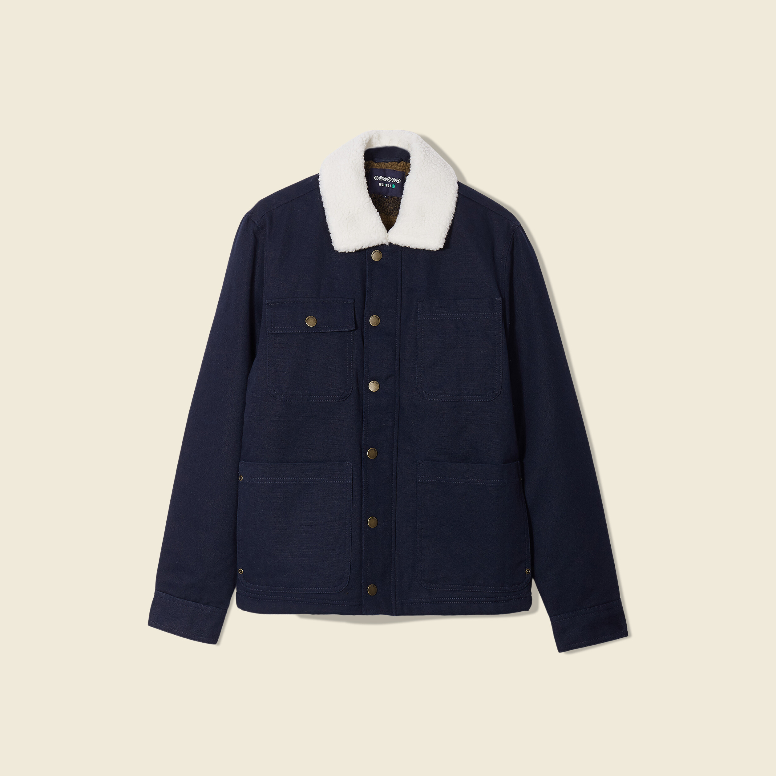 Blouson éco-responsable bleu marine homme